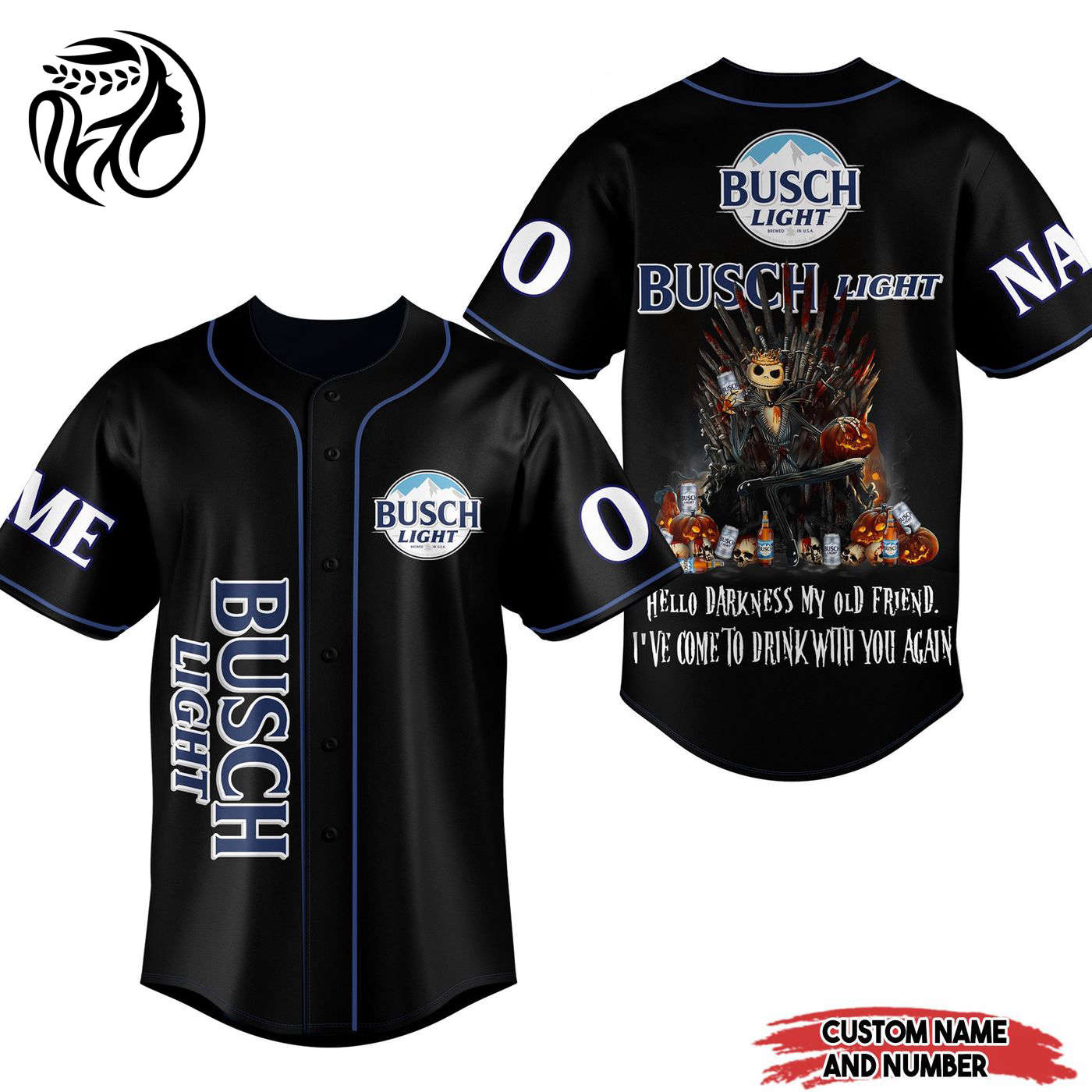 Busch Light Baseball Jersey For Men Women And Kids Gift