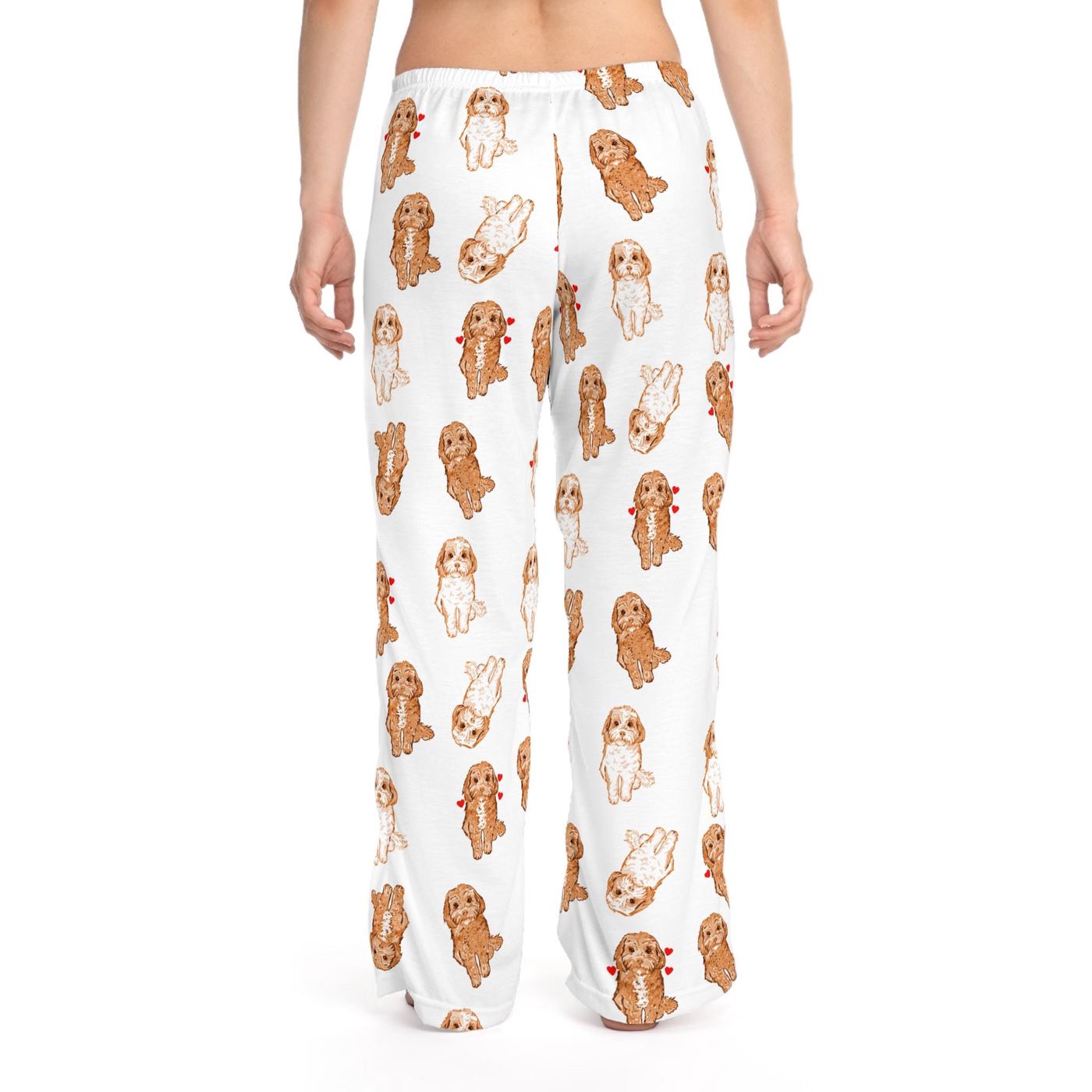 Cavapoo Custom Dog Women s Pajama Pants – Perfect Poochon & Cavapoo Mom Gift for Christmas