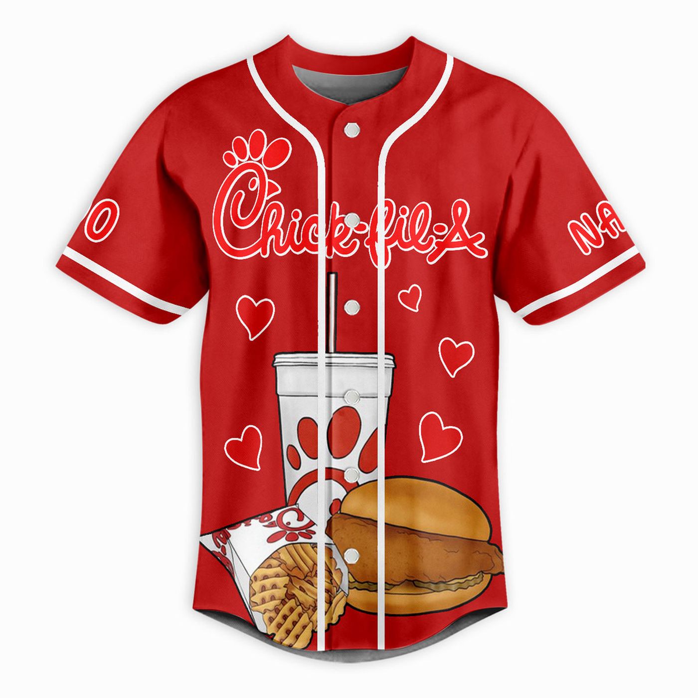 Chick fil A Baseball Jersey For Men Women And Kids Gift Chick fil A Baseball Jersey For Men Women And Kids Gift