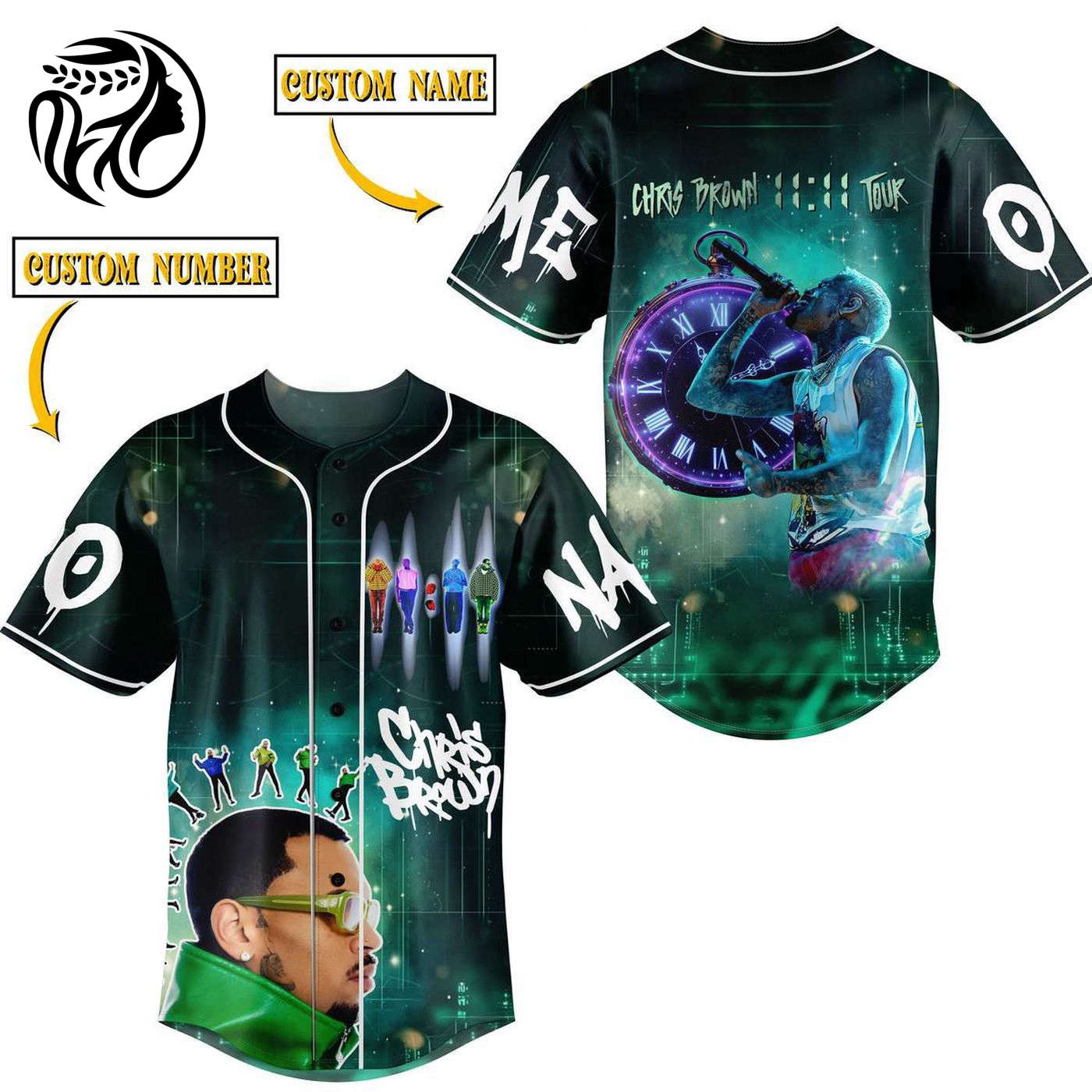 Chris Brown Baseball Jersey For Men Women And Kids Gift