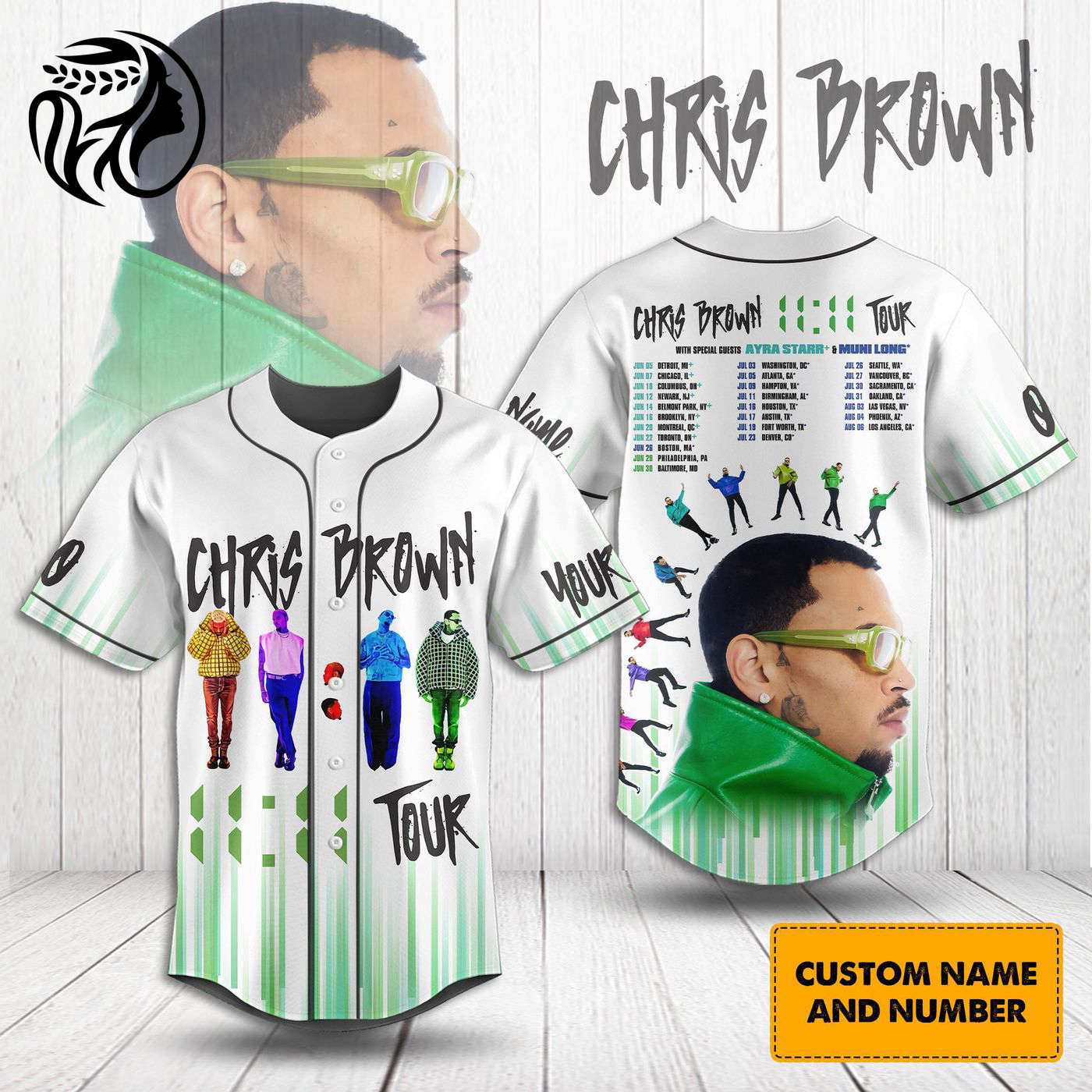 Chris Brown Baseball Jersey For Men Women And Kids Gift