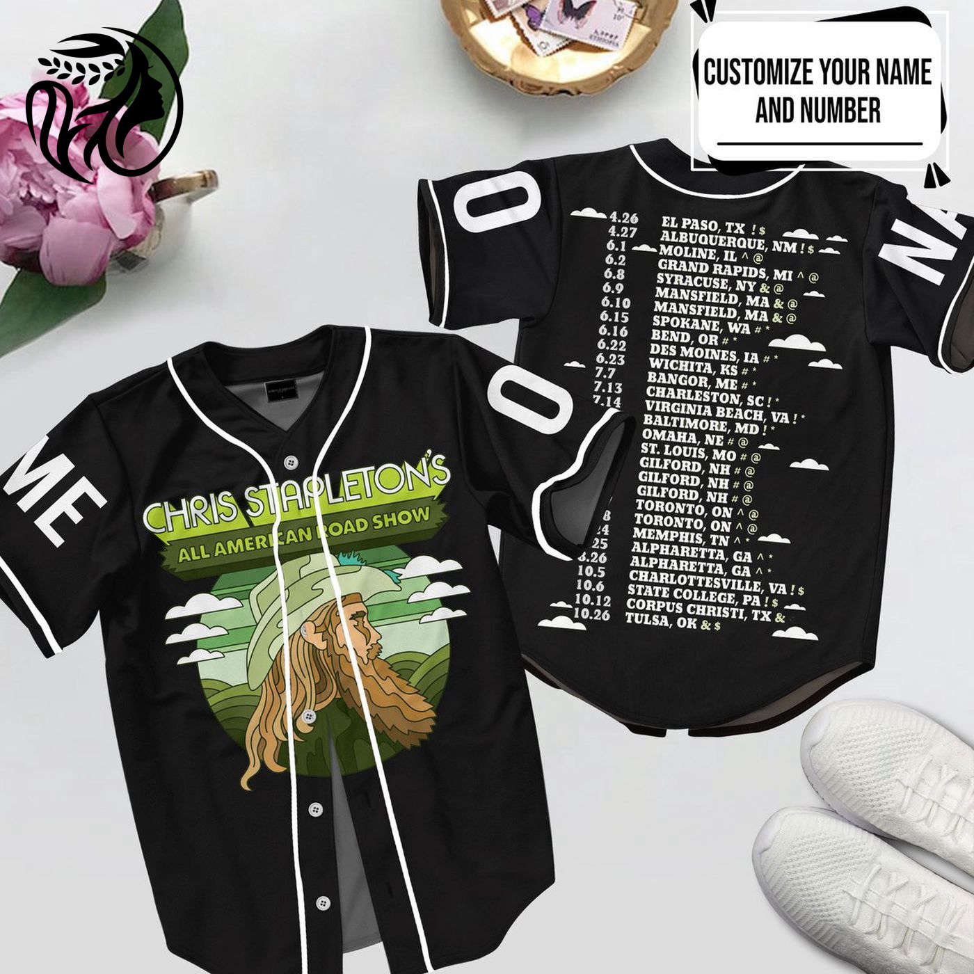 Chris Stapleton Baseball Jersey For Men Women And Kids Gift