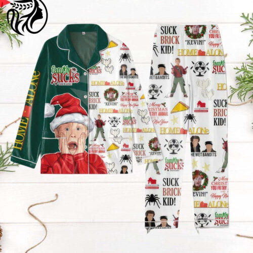 Cozy Christmas Home Alone Pajamas: Kevin McCallister Holiday Set for a Festive Movie Night
