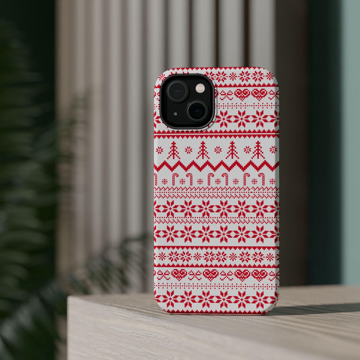 Get Festive with our Christmas Sweater iPhone Case – MagSafe & Dual Layer Protection in Matte or Glossy Finish