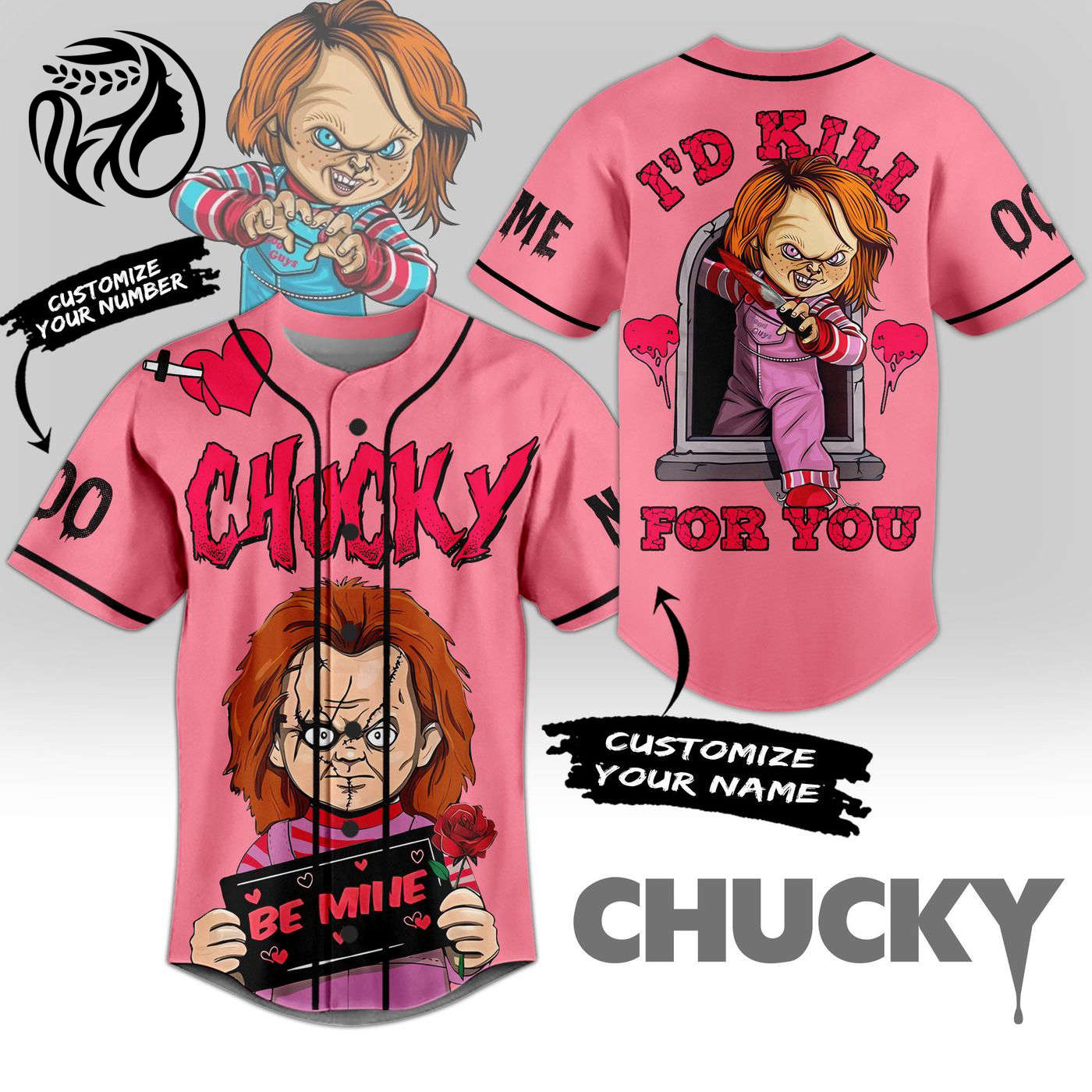 Chucky Baseball Jersey For Men Women And Kids Gift