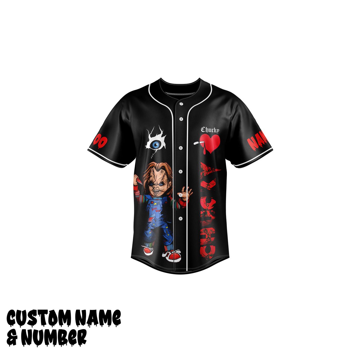 Chucky Friends Till the End Baseball Jersey For Men Women And Kids Gift Chucky Friends Till the End Baseball Jersey For Men Women And Kids Gift