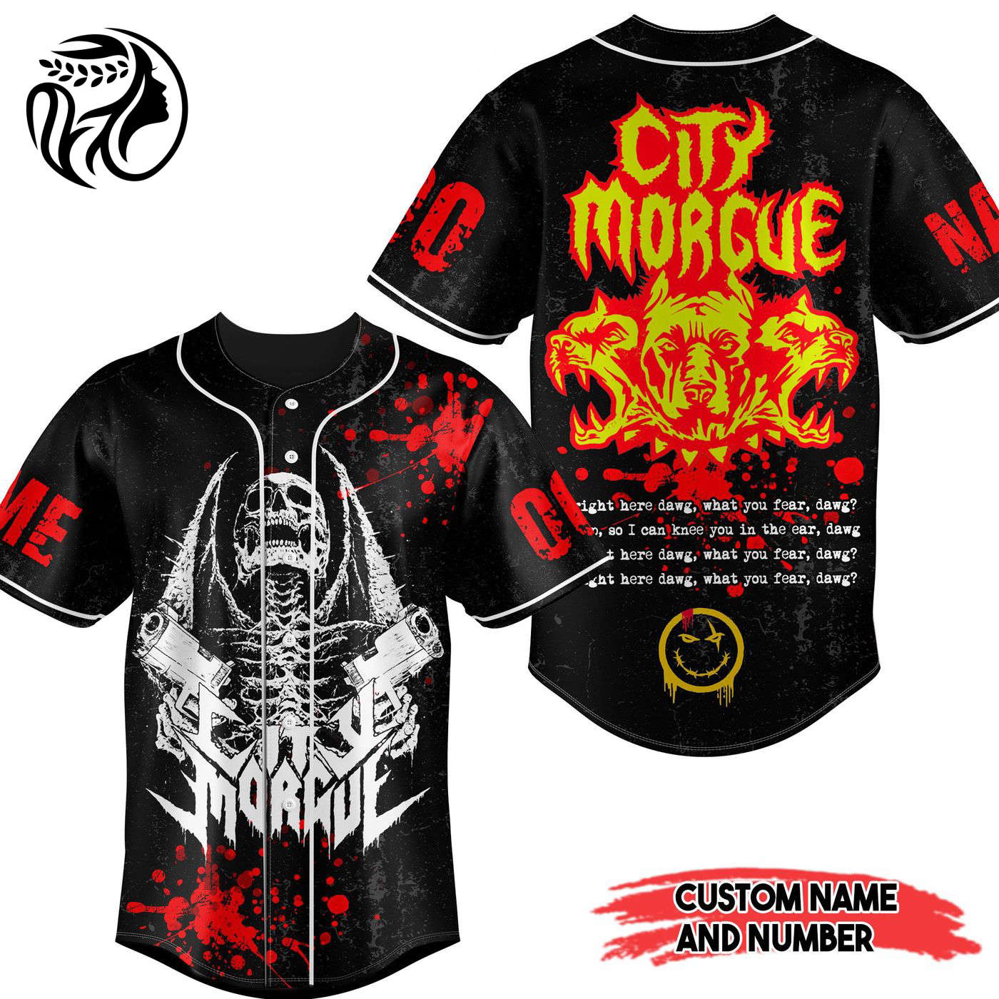 City Morgue Baseball Jersey For Men Women And Kids Gift