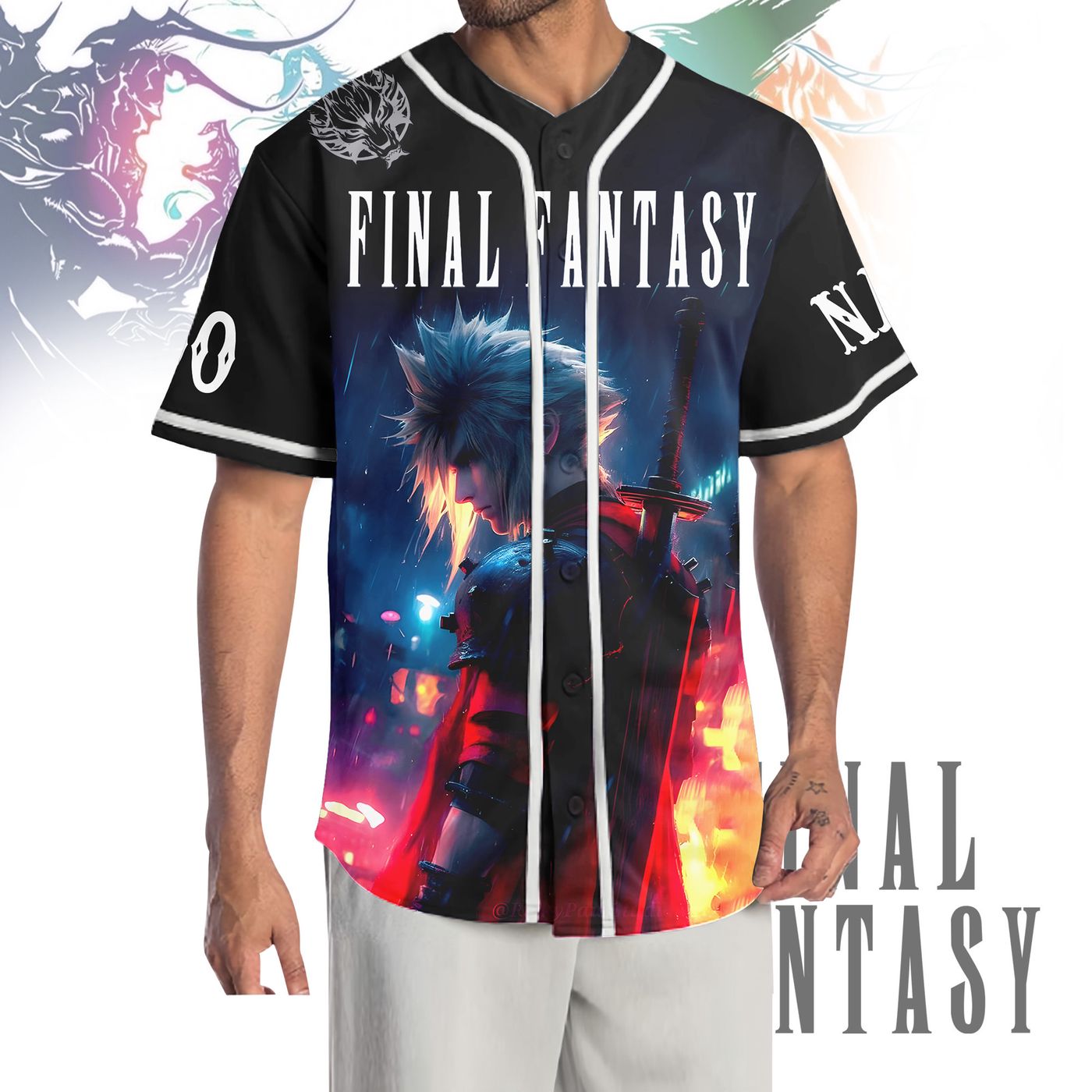 Cloud Strife Baseball Jersey For Men Women And Kids Gift