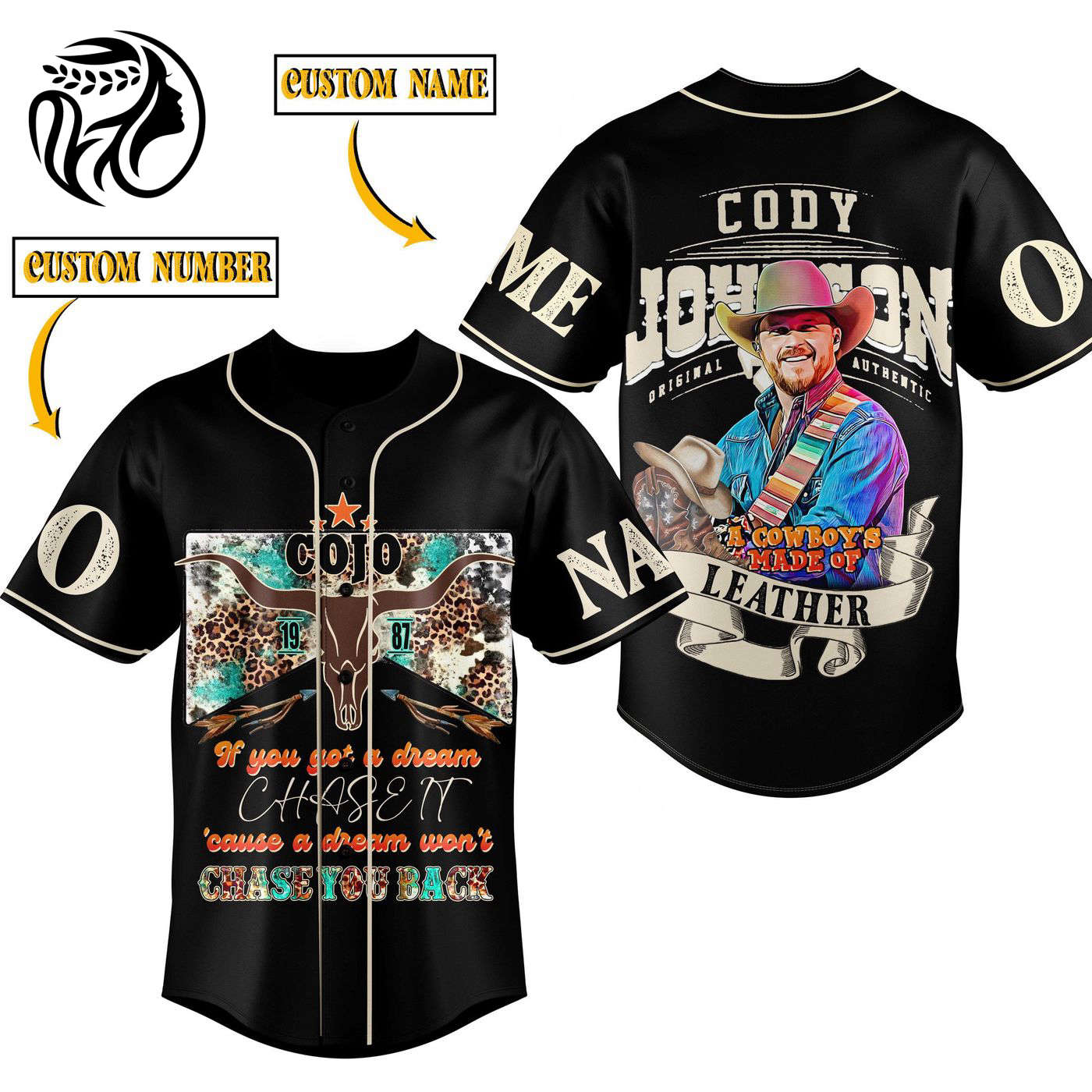 Cody Johnson Baseball Jersey For Men Women And Kids Gift
