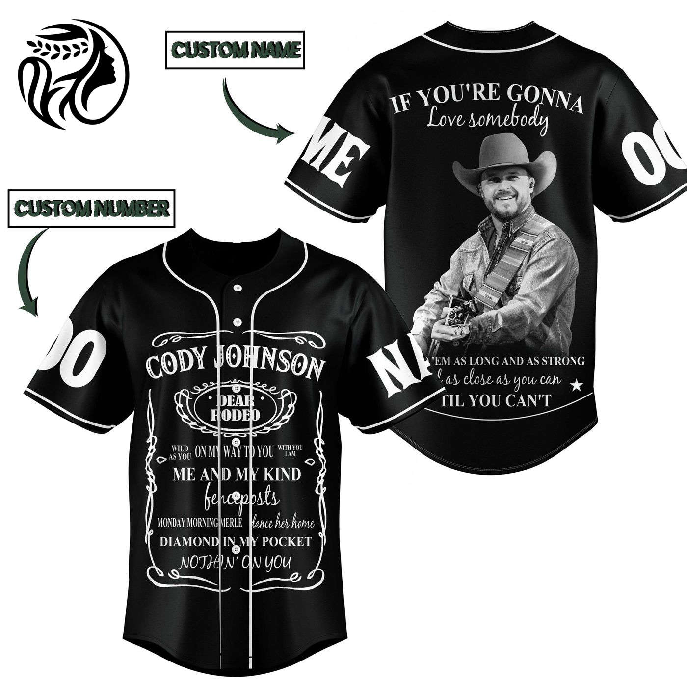 Cody Johnson Baseball Jersey For Men Women And Kids Gift