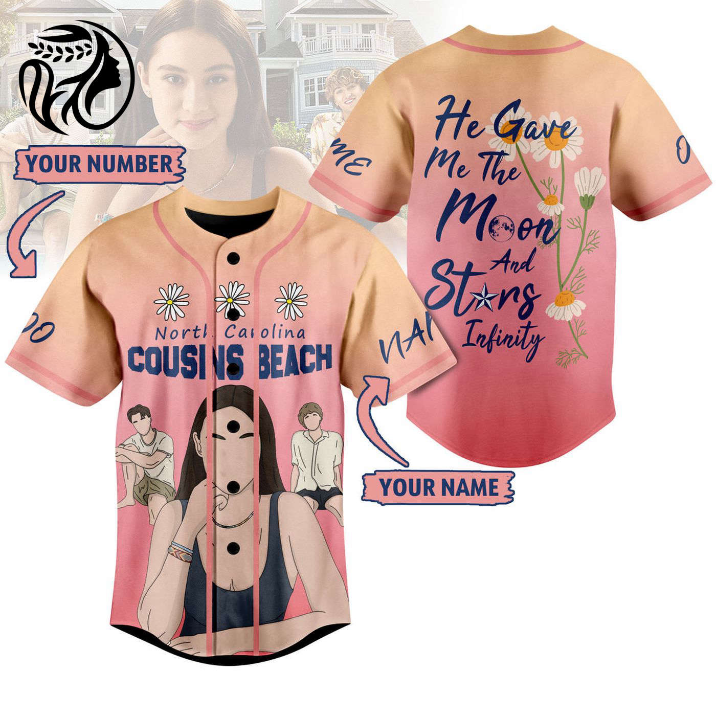 Cousins Beach Baseball Jersey For Men Women And Kids Gift