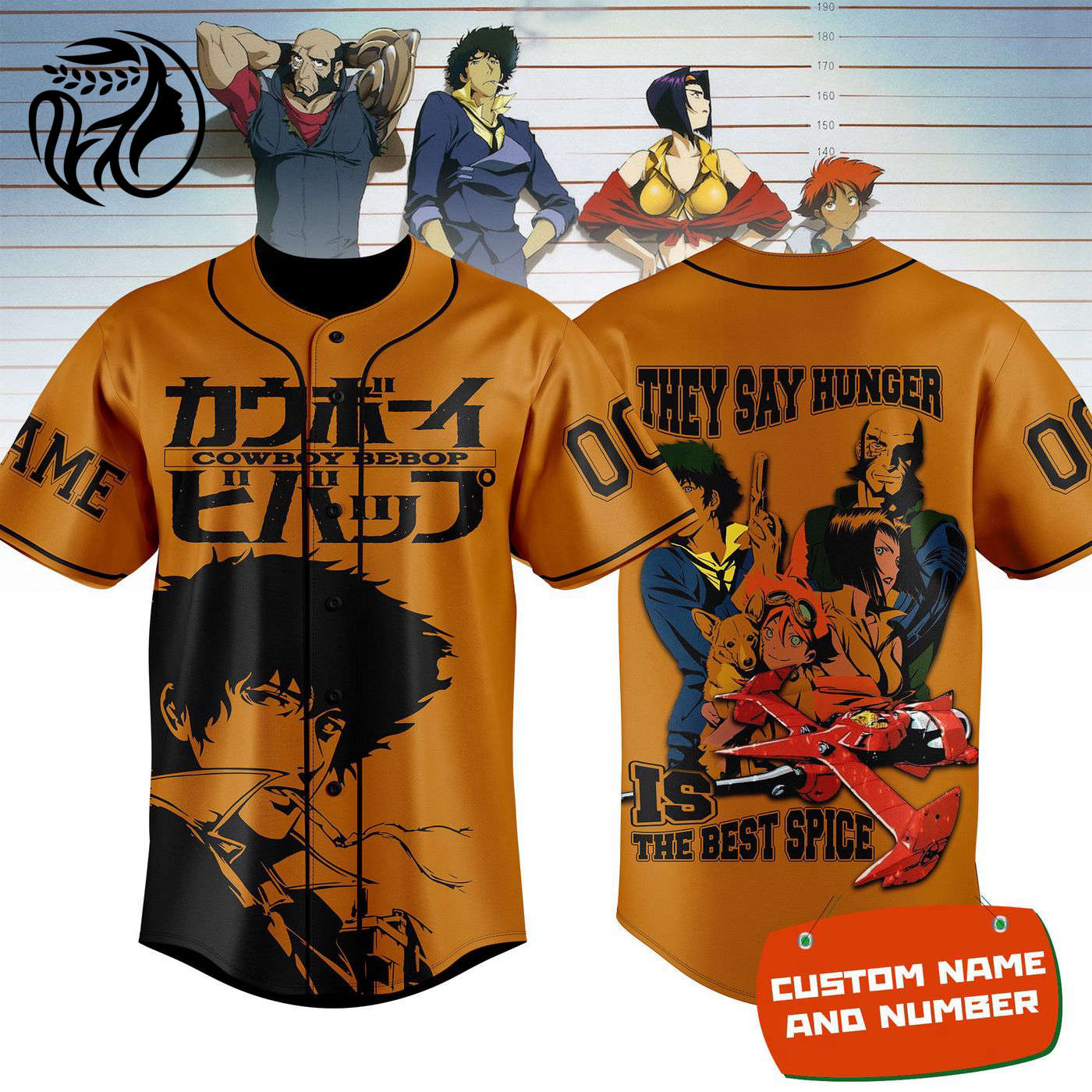 Cowboy Bebop Baseball Jersey For Men Women And Kids Gift