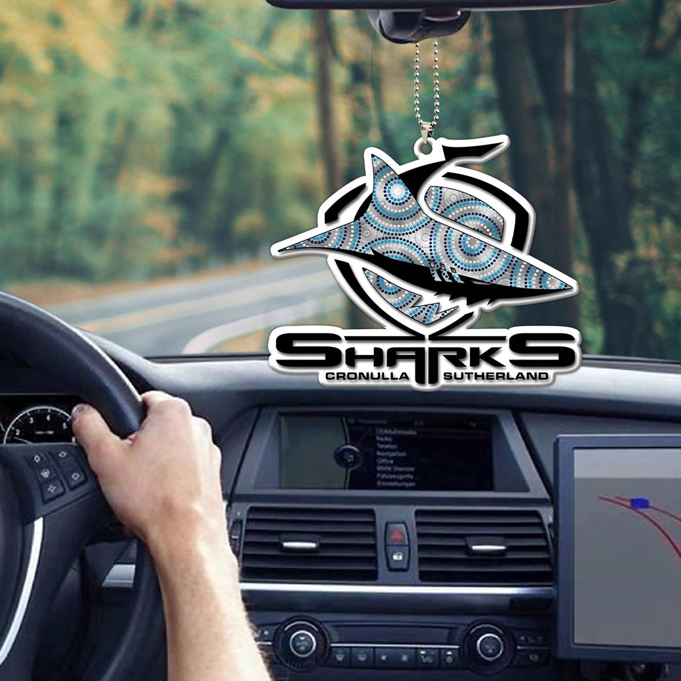 Cronulla-Sutherland Sharks Custom Shape 1-sided Acrylic Car Ornament Gift