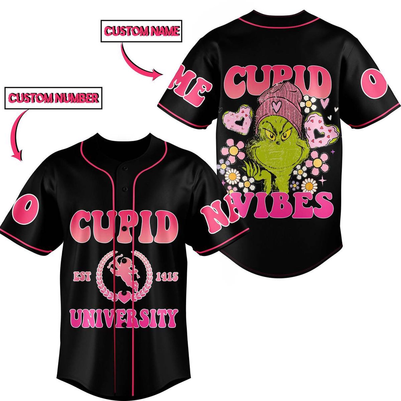 Cupid Baseball Jersey For Men Women And Kids Gift