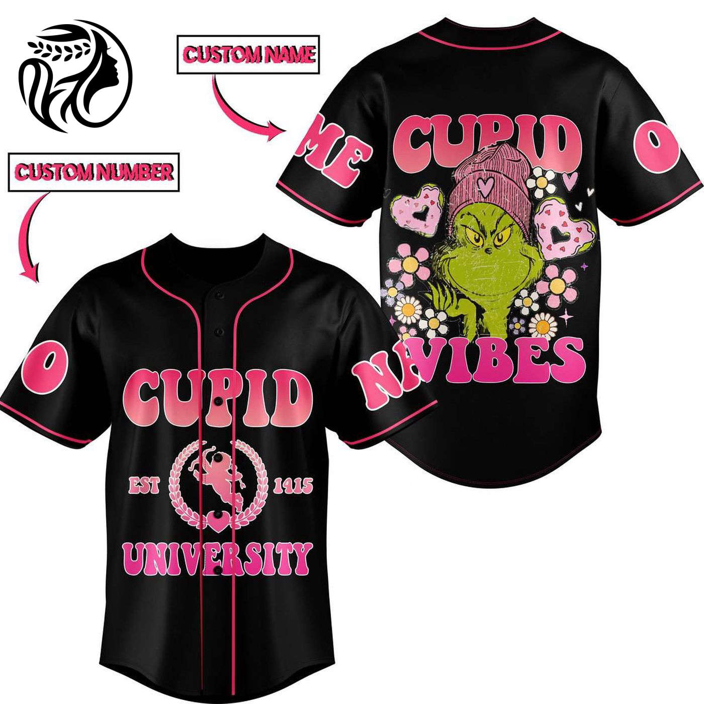 Cupid Baseball Jersey For Men Women And Kids Gift