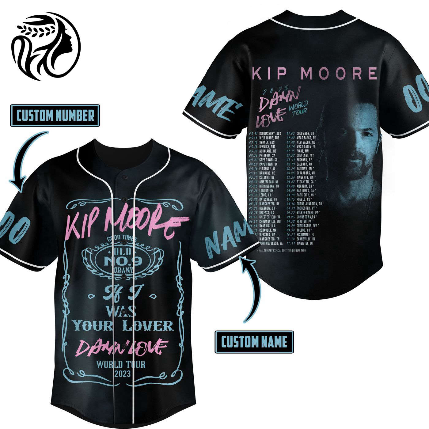 Damn Love Kip Moore Baseball Jersey For Men Women And Kids Gift