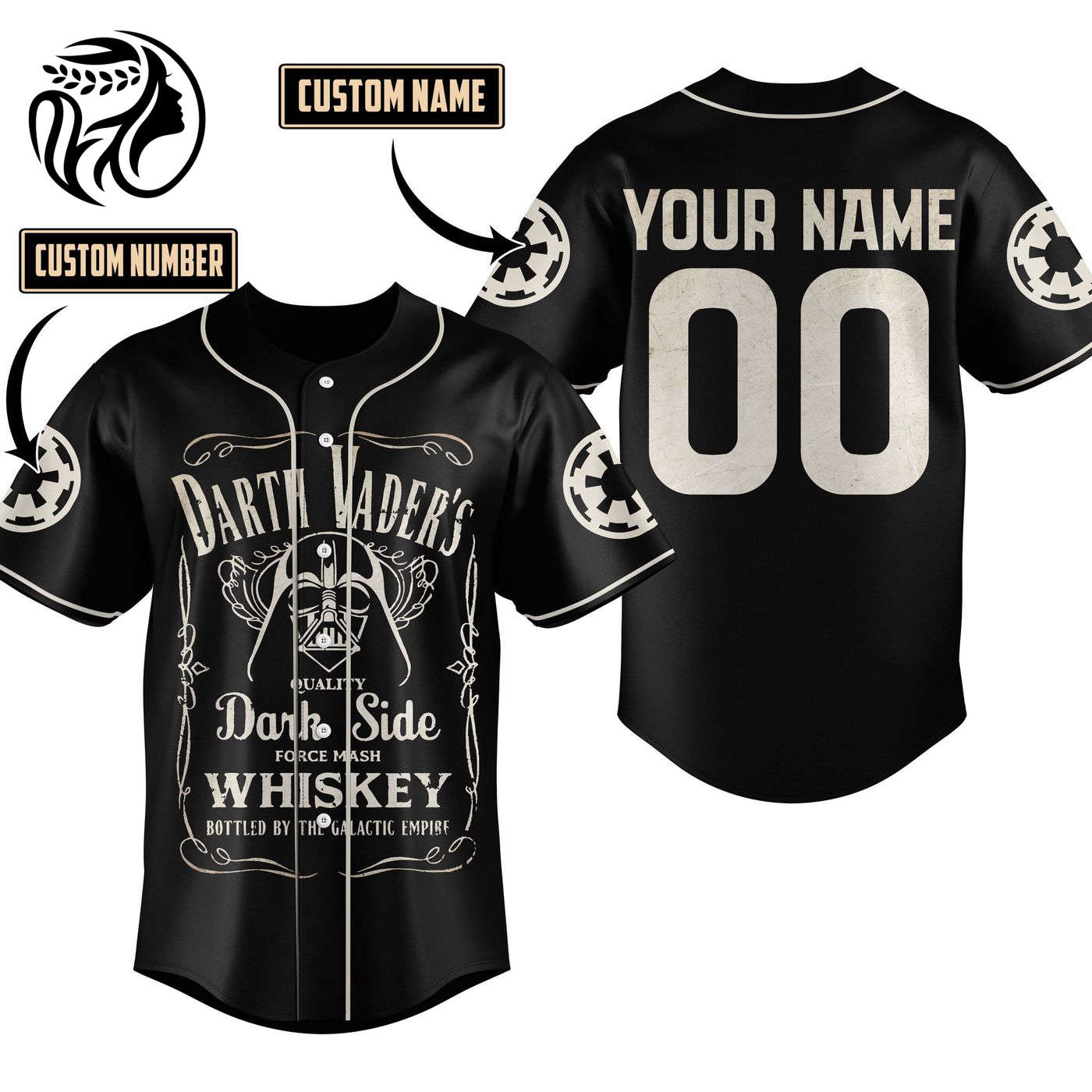 Darth Vader Star Wars Baseball Jersey For Men Women And Kids Gift