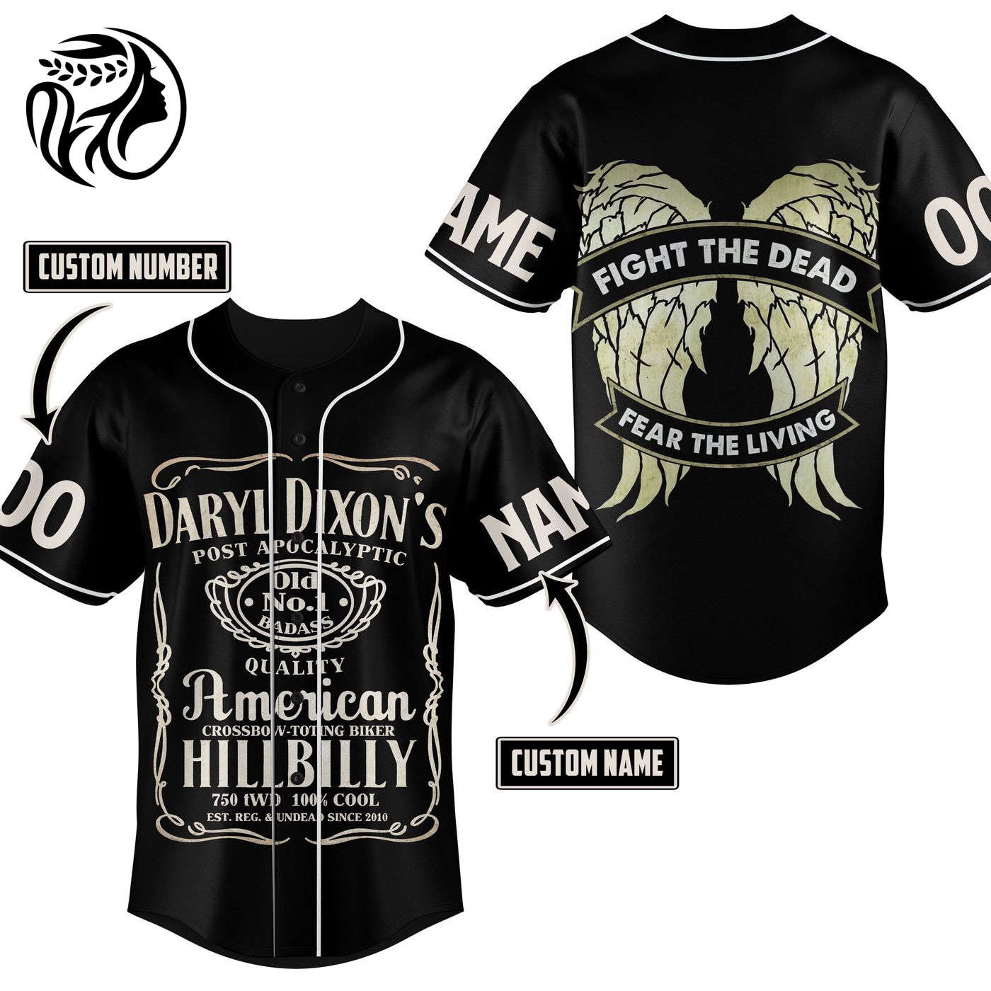 Daryl Dixon Baseball Jersey For Men Women And Kids Gift