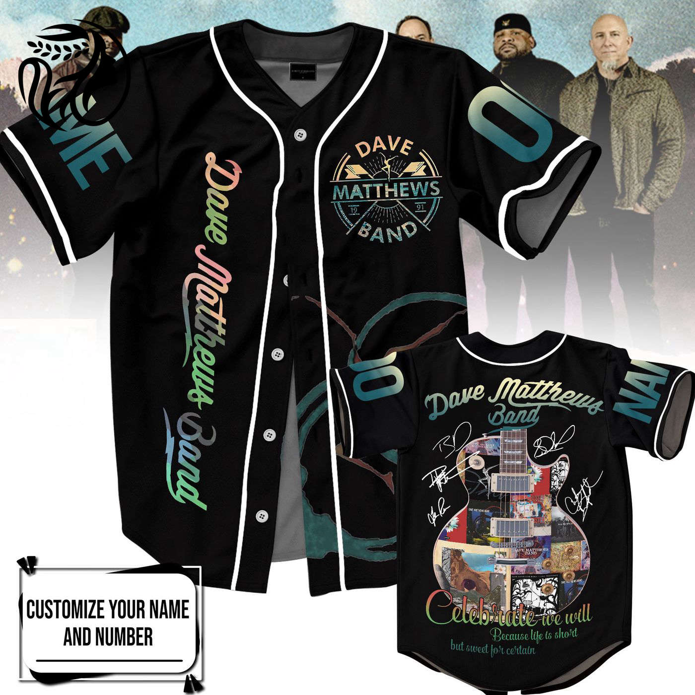 Dave Matthews Band Baseball Jersey For Men Women And Kids Gift