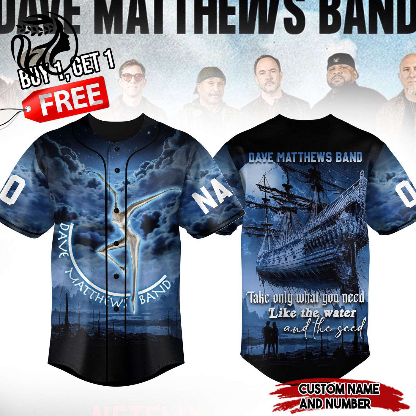 Dave Matthews Baseball Jersey For Men Women And Kids Gift