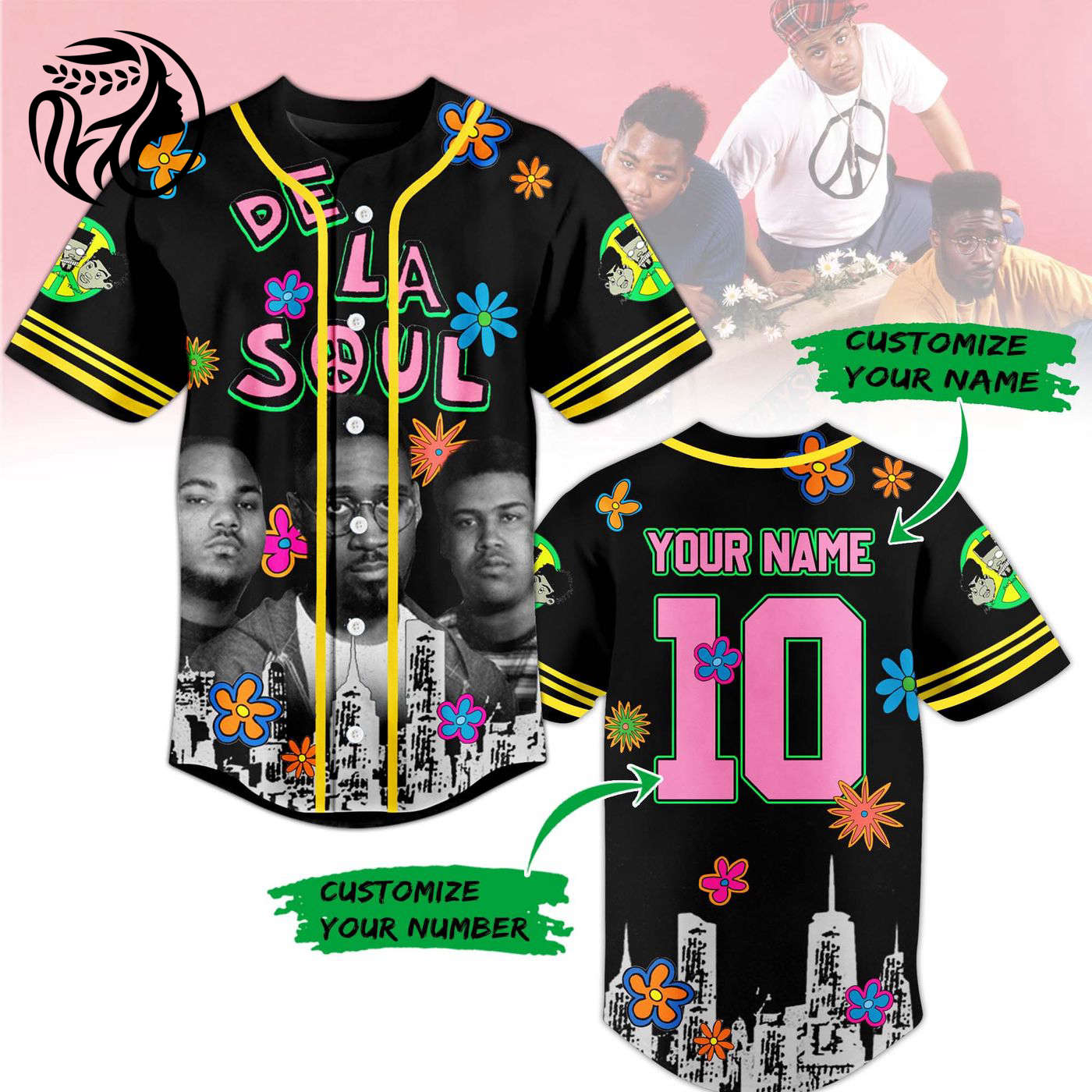 De La Soul Baseball Jersey For Men Women And Kids Gift