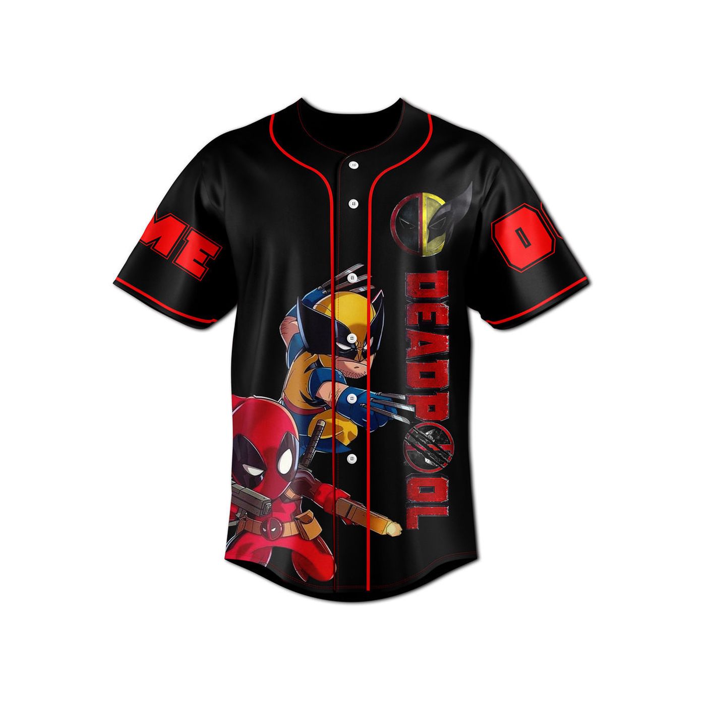 Deadpool Baseball Jersey For Men Women And Kids Gift