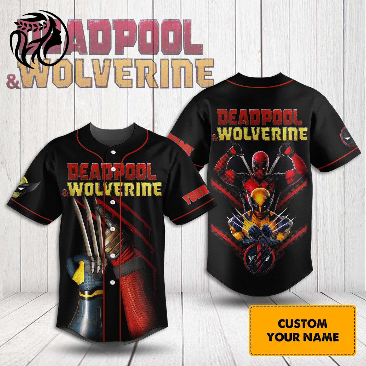 Deadpool & Wolverine Baseball Jersey For Men Women And Kids Gift