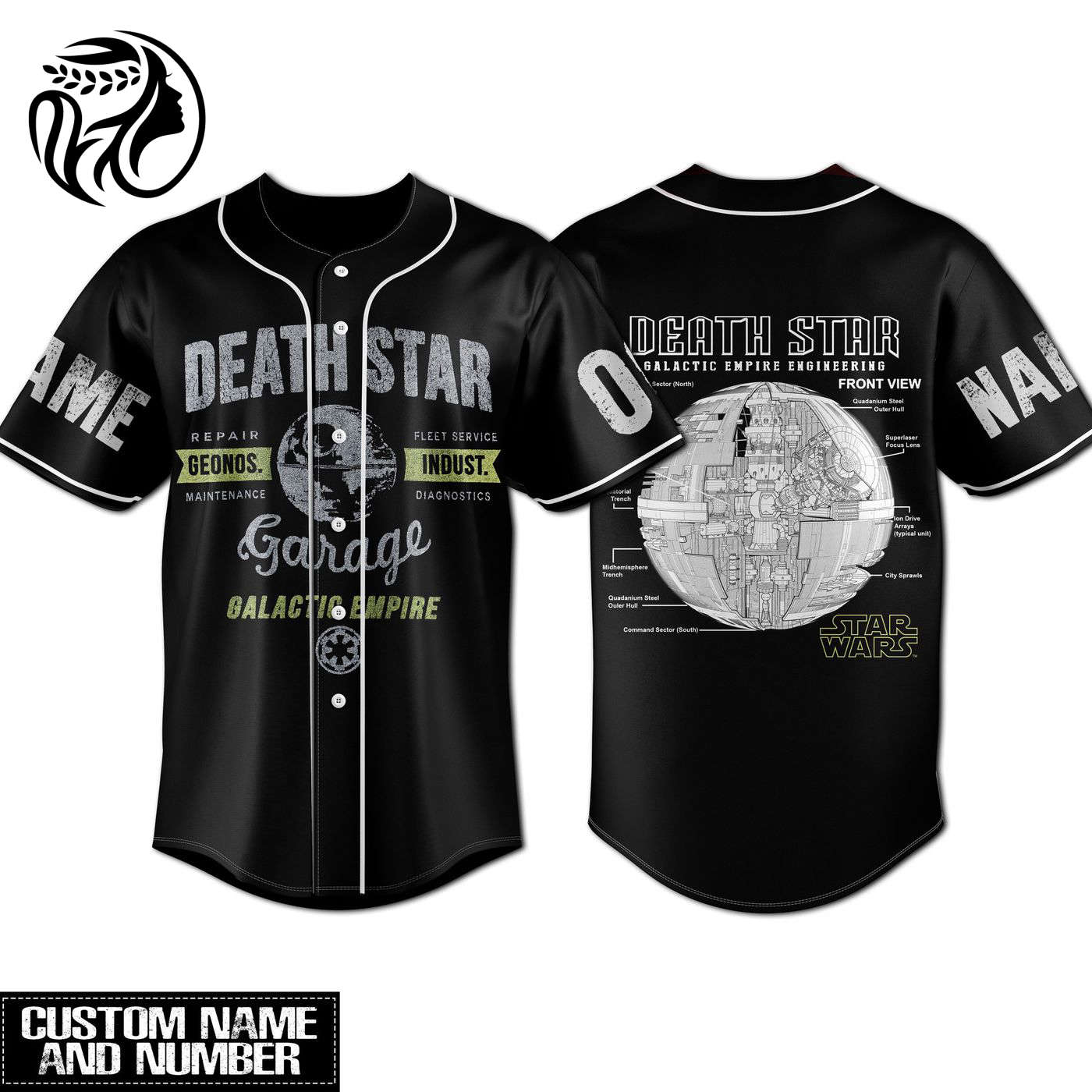 Death Star Baseball Jersey For Men Women And Kids Gift
