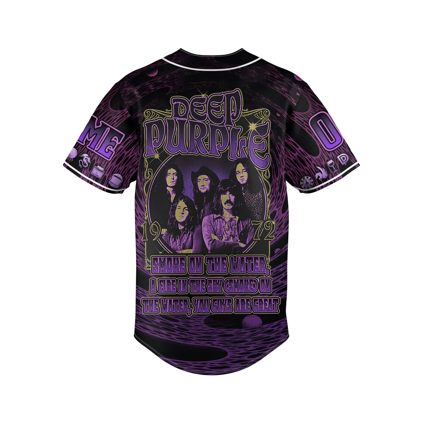 Deep Purple Baseball Jersey For Men Women And Kids Gift Deep Purple Baseball Jersey For Men Women And Kids Gift