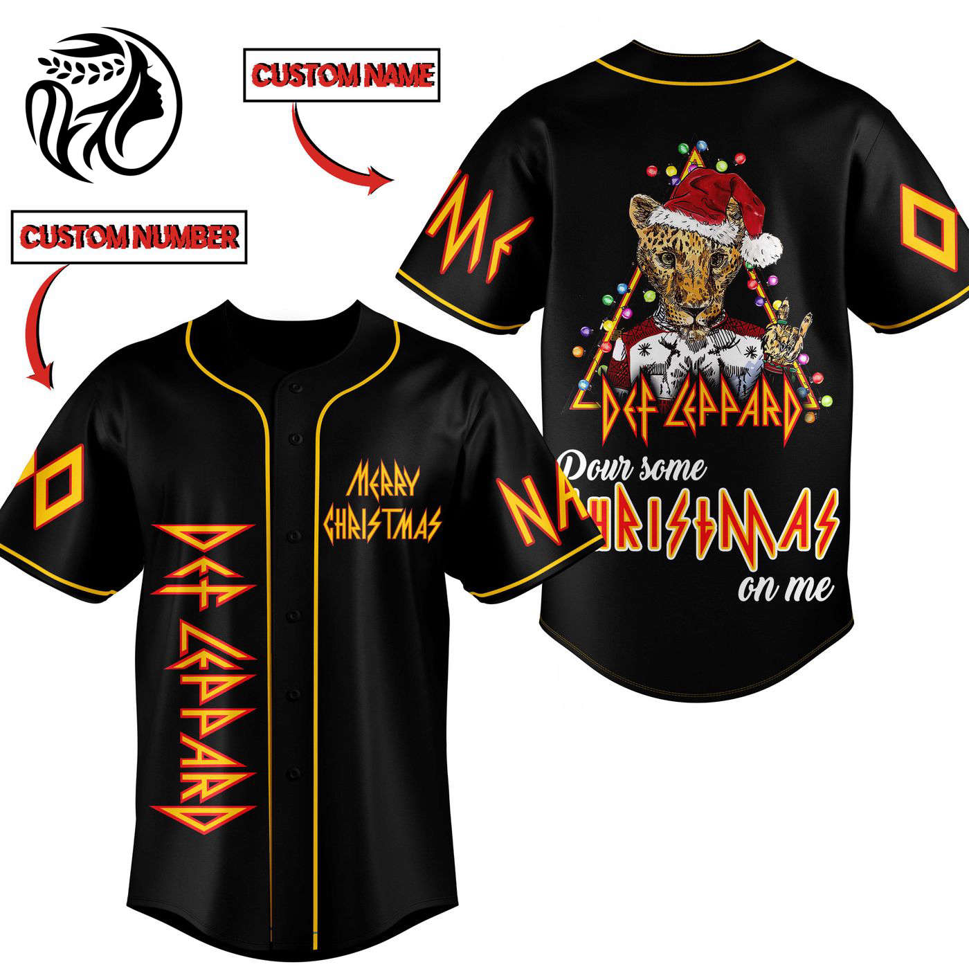 Def Leppard Baseball Jersey For Men Women And Kids Gift