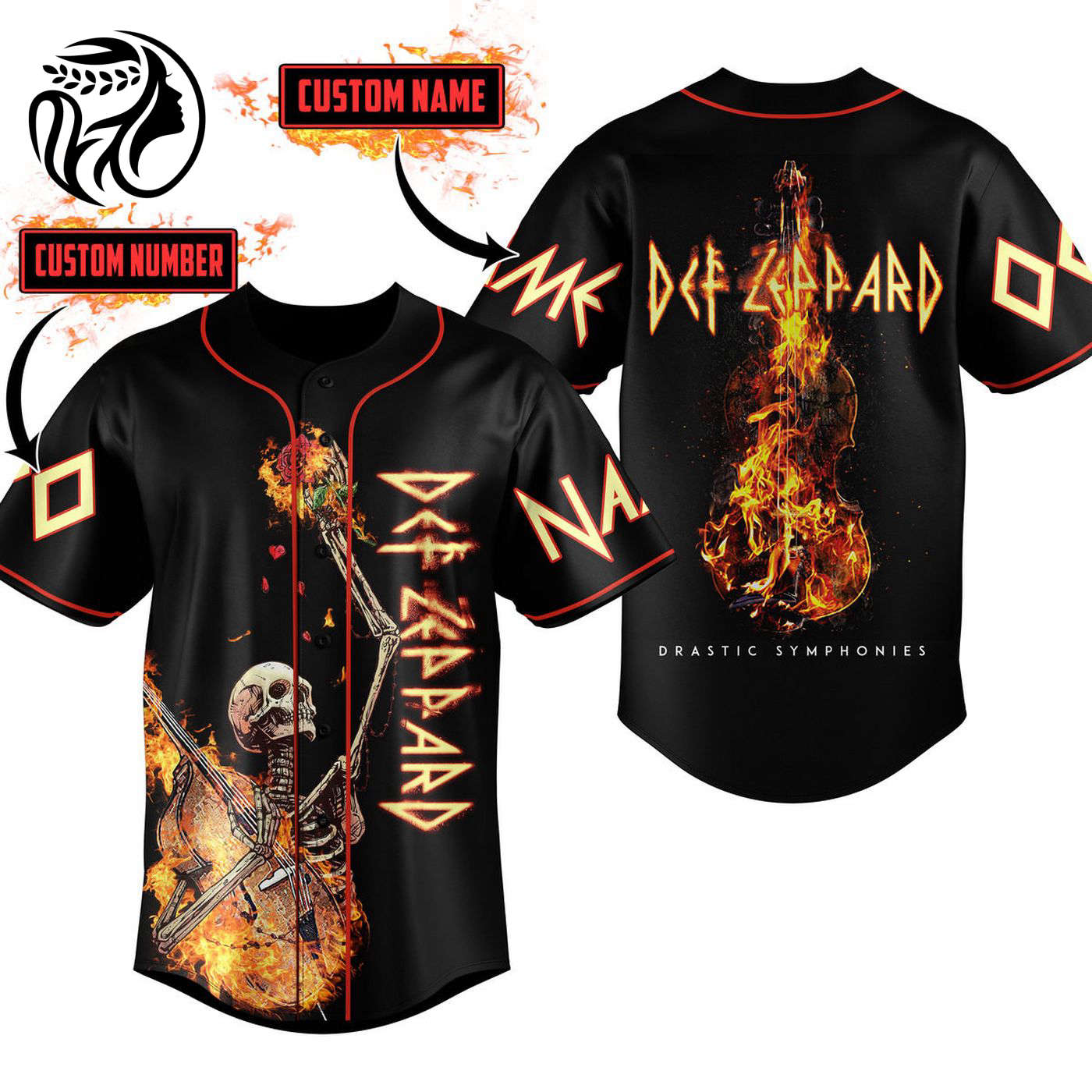 Def Leppard Baseball Jersey For Men Women And Kids Gift