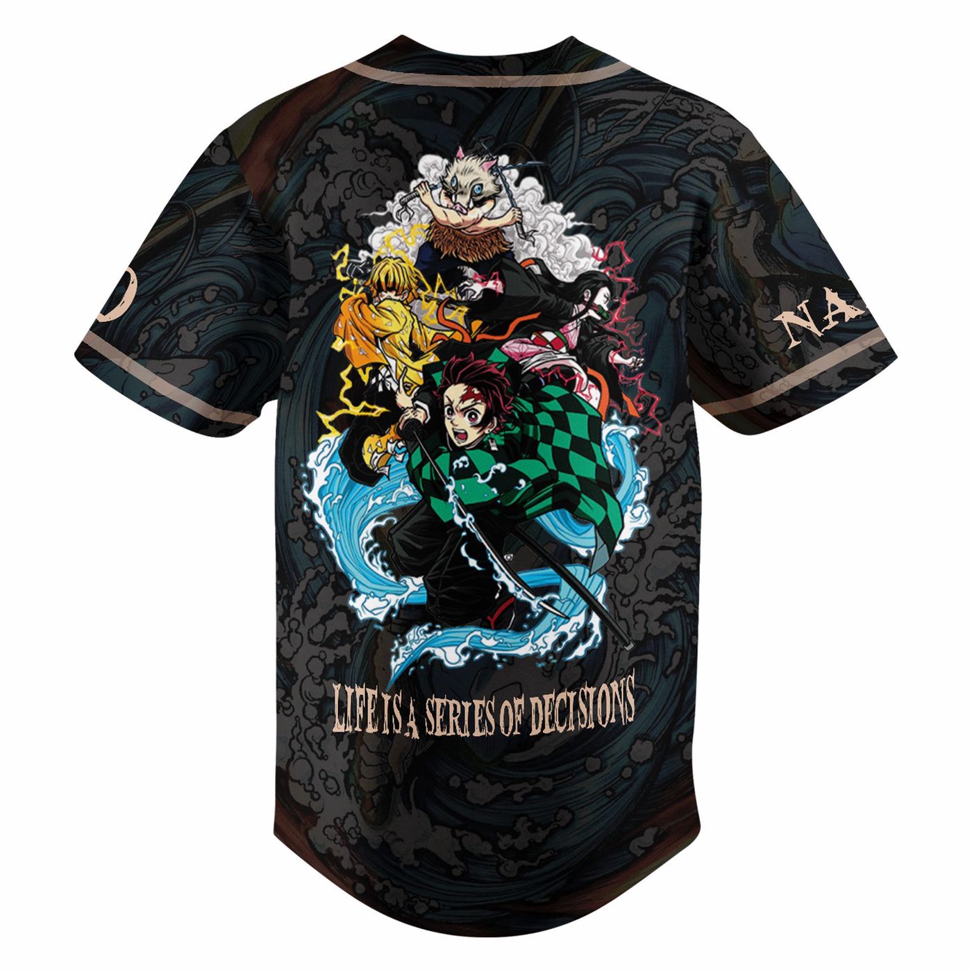 Demon Slayder Baseball Jersey For Men Women And Kids Gift Demon Slayder Baseball Jersey For Men Women And Kids Gift