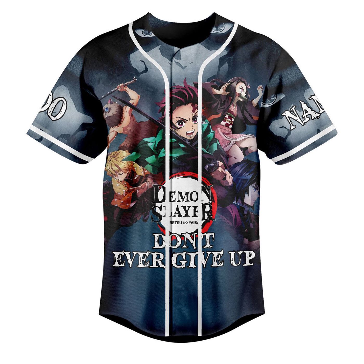Demon Slayder Baseball Jersey For Men Women And Kids Gift Demon Slayder Baseball Jersey For Men Women And Kids Gift