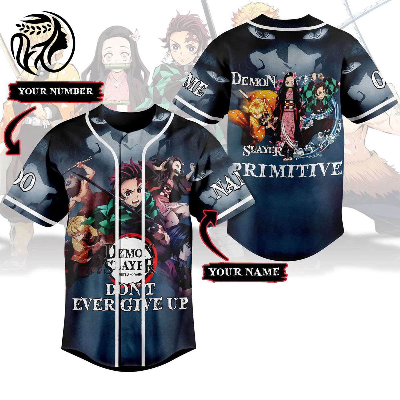 Demon Slayder Baseball Jersey For Men Women And Kids Gift