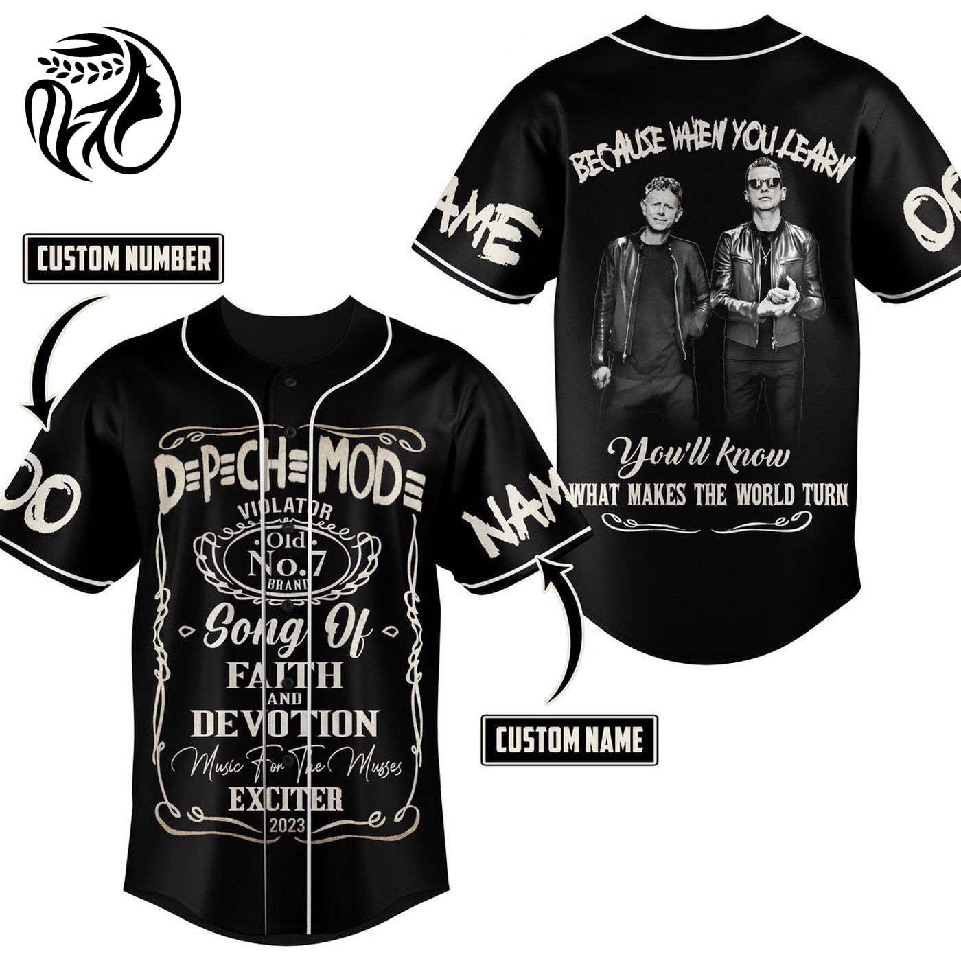 Depeche Mode Baseball Jersey For Men Women And Kids Gift