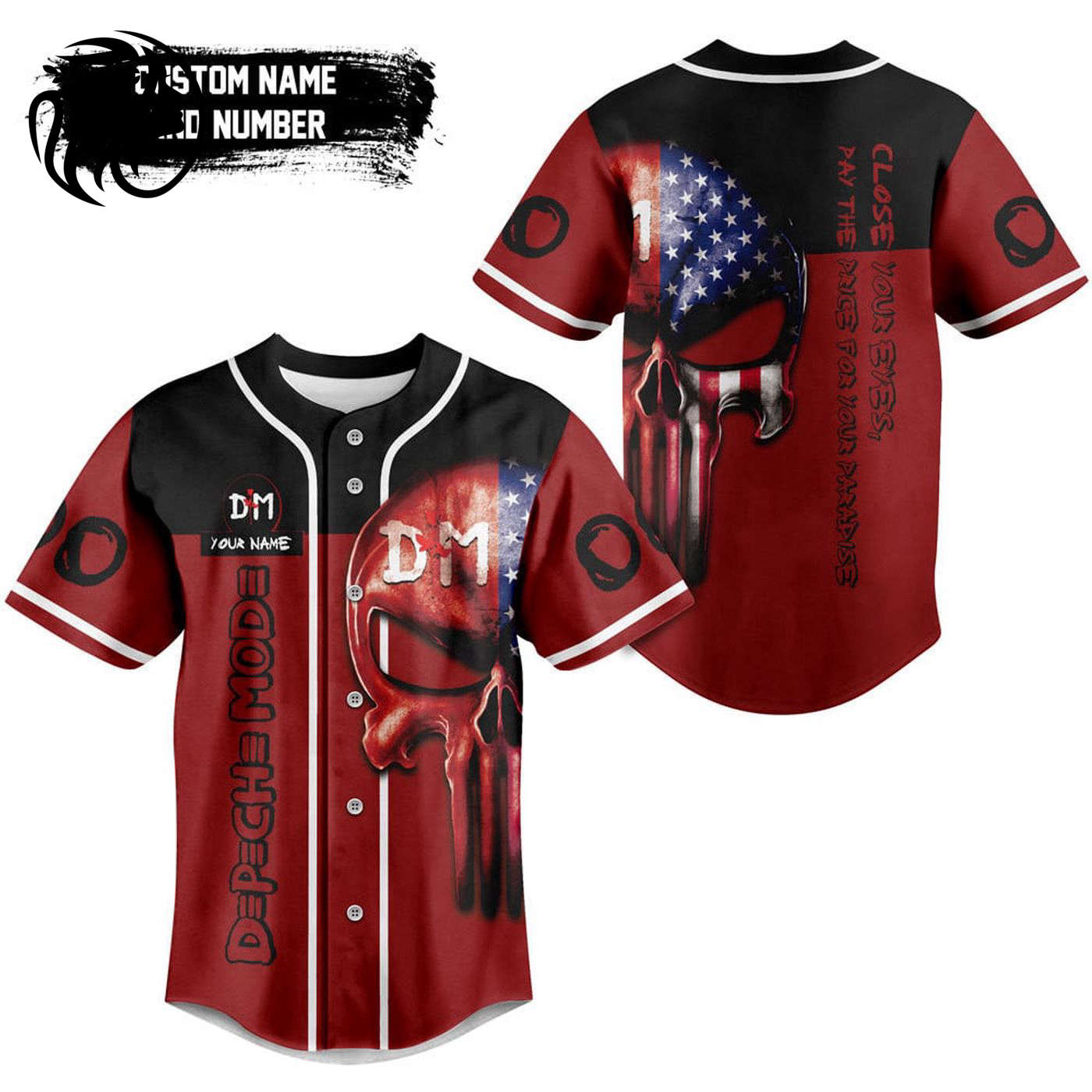 Depeche Mode Baseball Jersey For Men Women And Kids Gift