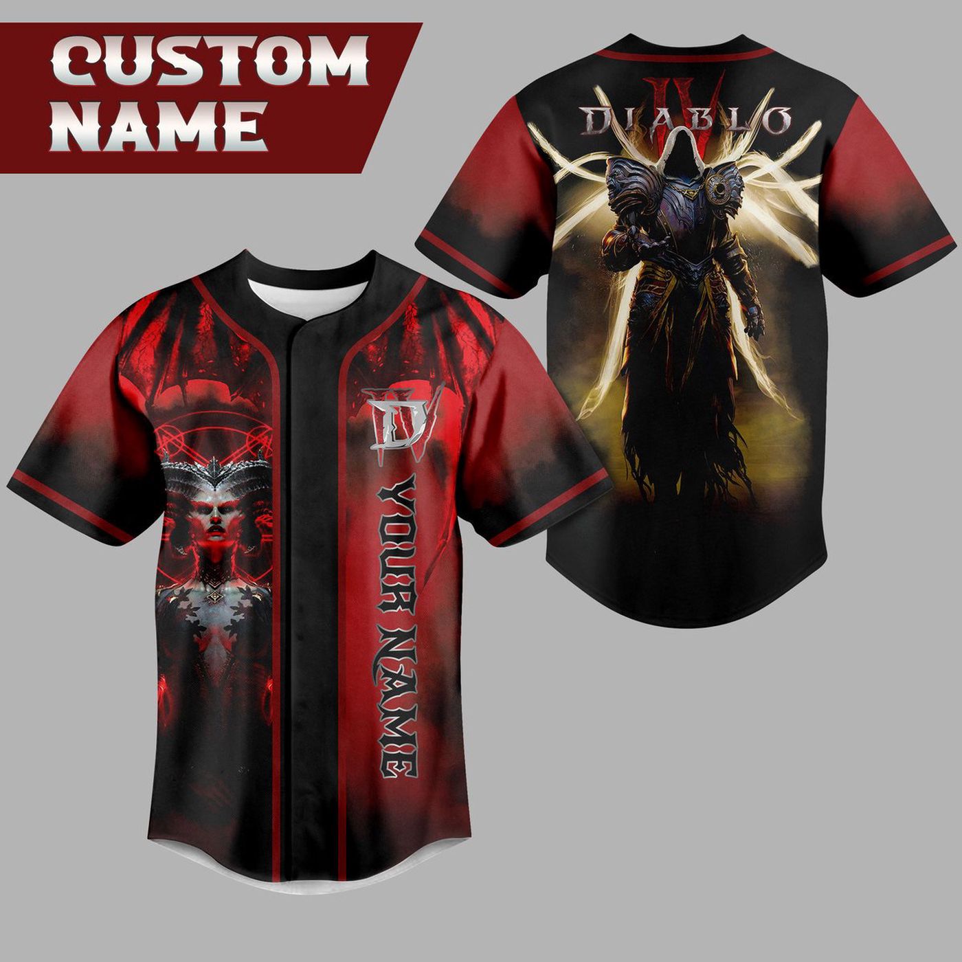Diablo Baseball Jersey For Men Women And Kids Gift