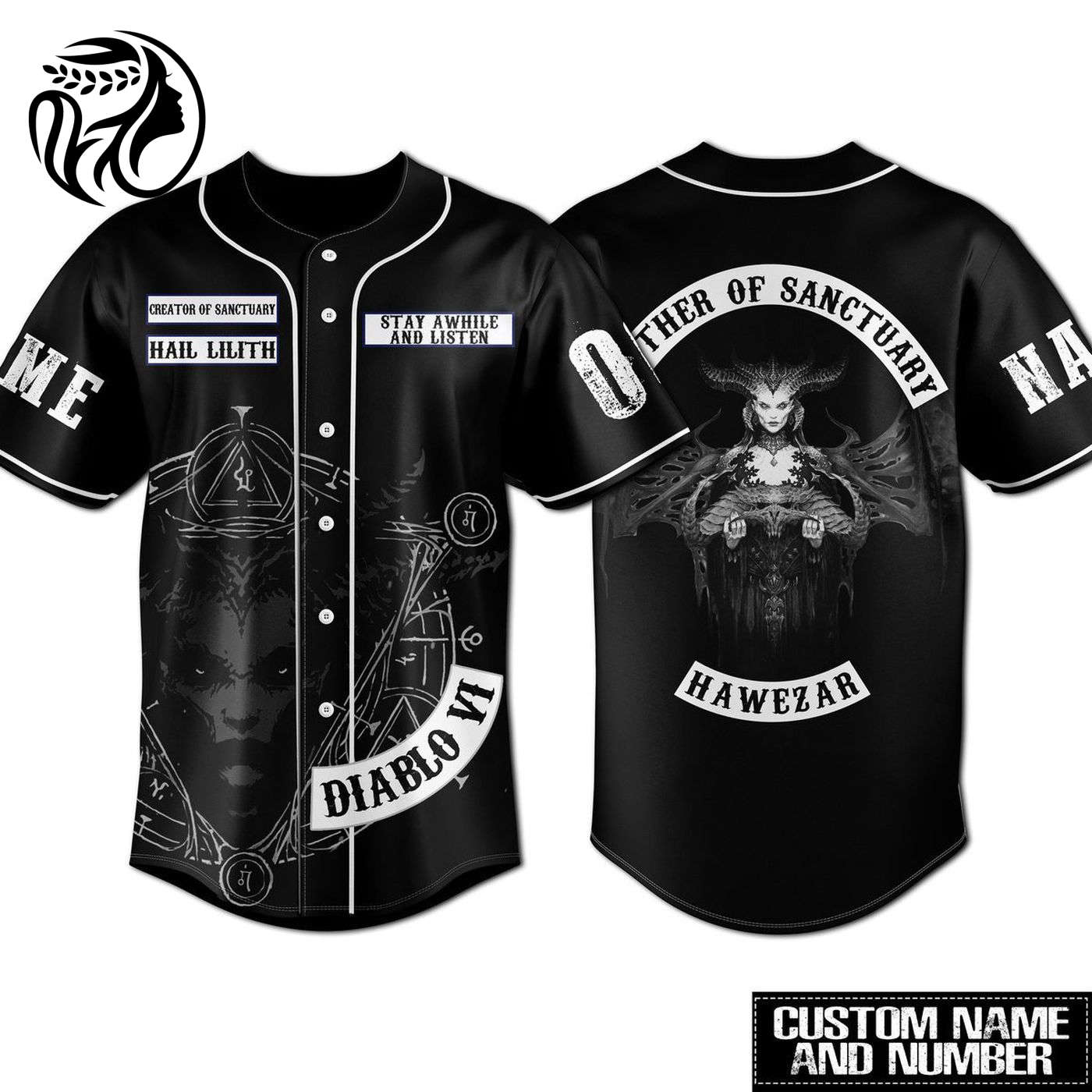 Diablo VI Baseball Jersey For Men Women And Kids Gift