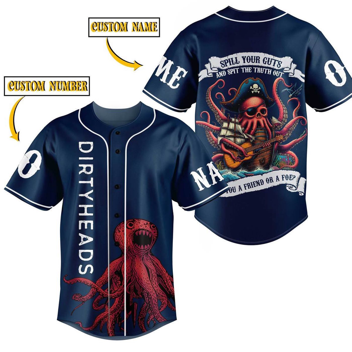 Dirty Heads Baseball Jersey For Men Women And Kids Gift Dirty Heads Baseball Jersey For Men Women And Kids Gift