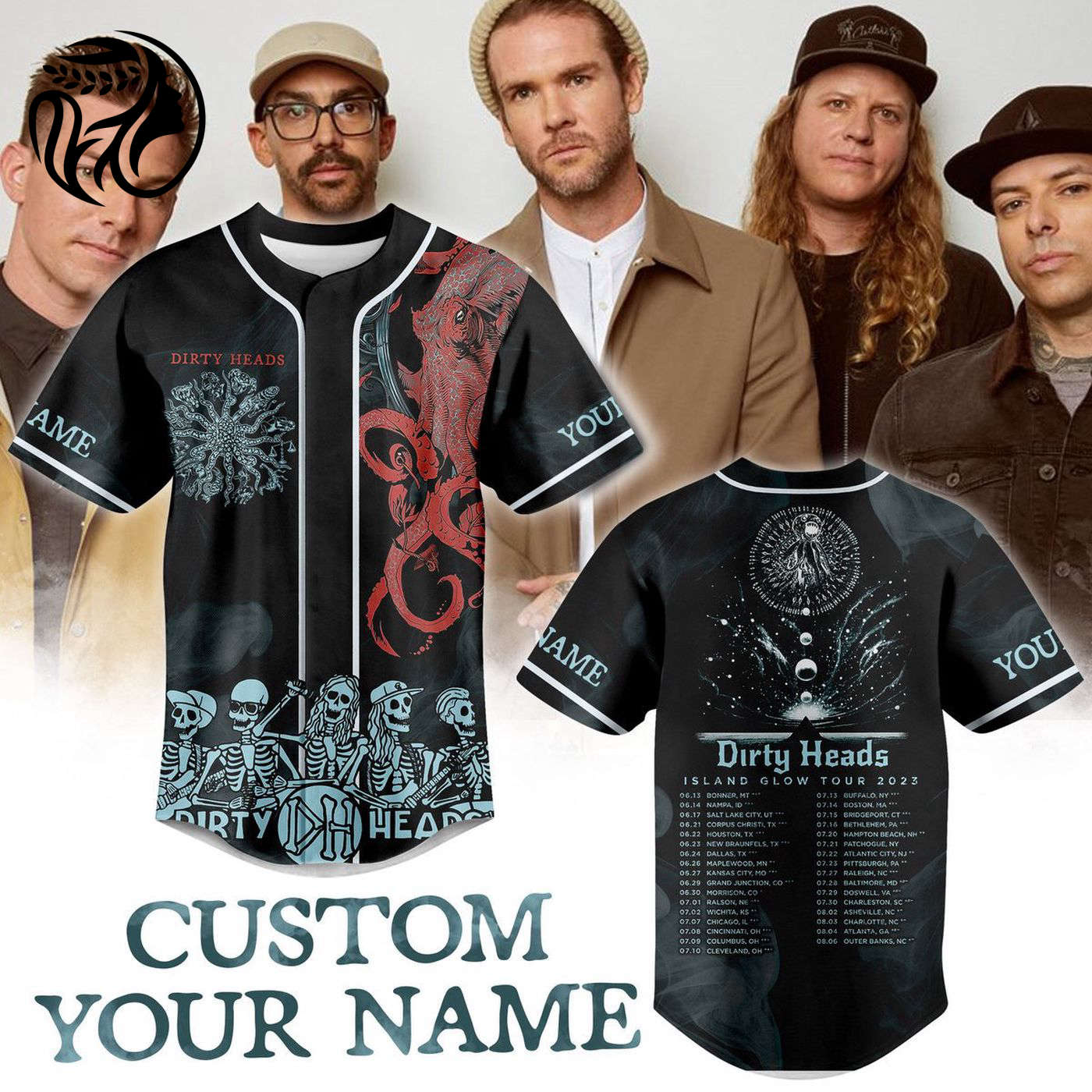 Dirty Heads Baseball Jersey For Men Women And Kids Gift