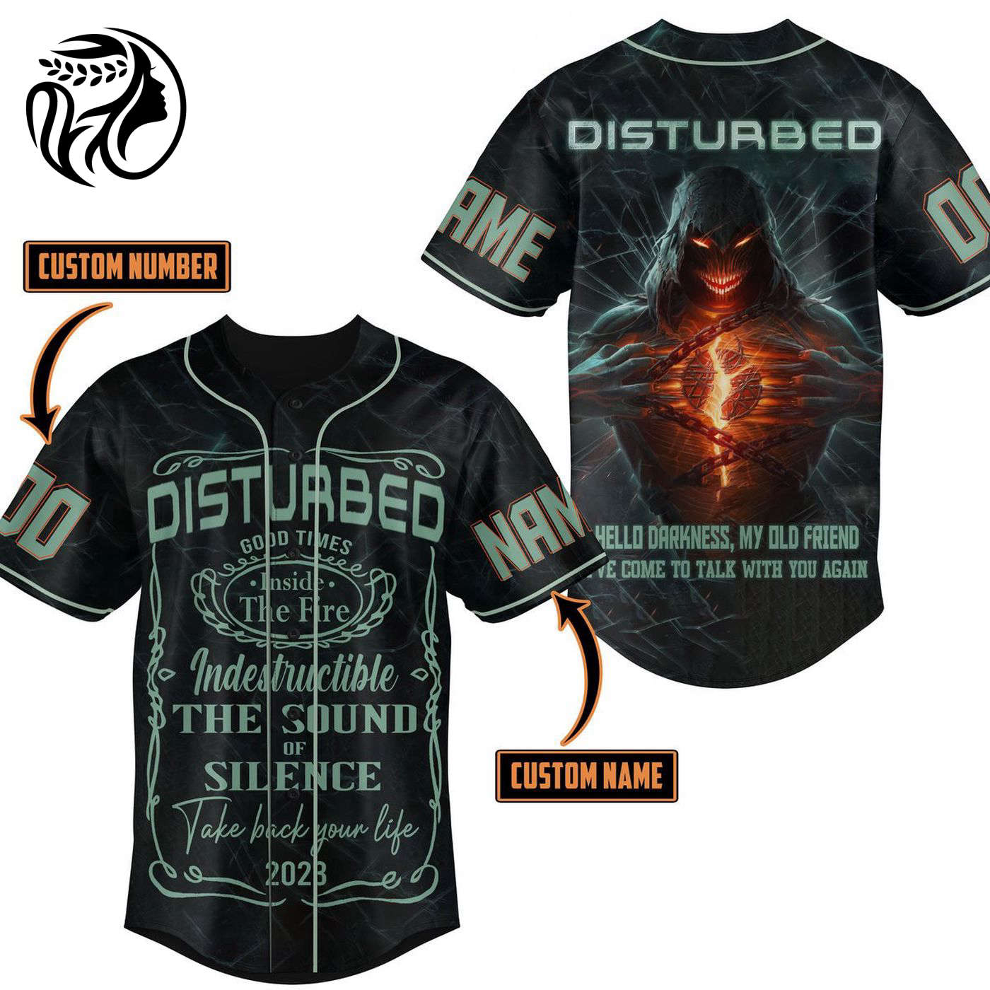 Disturbed Baseball Jersey For Men Women And Kids Gift