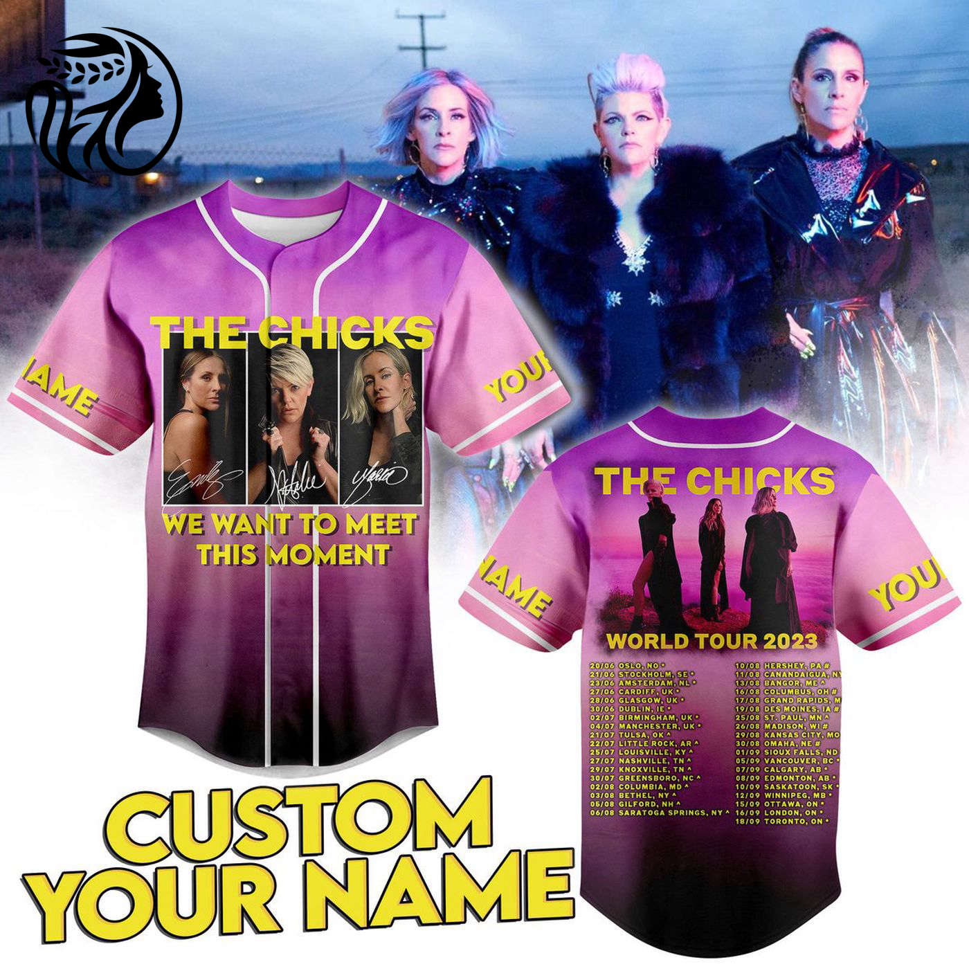 Dixie Chicks Baseball Jersey For Men Women And Kids Gift
