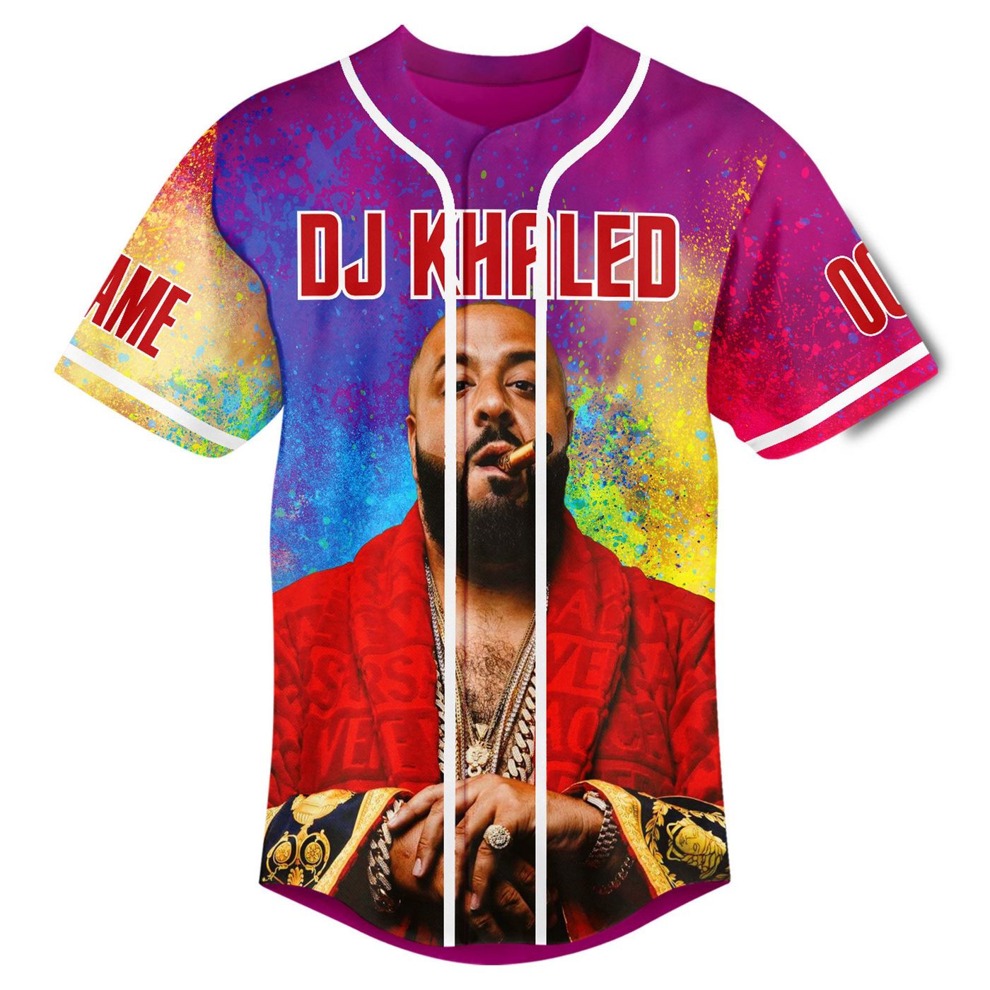 DJ Khaled Baseball Jersey For Men Women And Kids Gift DJ Khaled Baseball Jersey For Men Women And Kids Gift