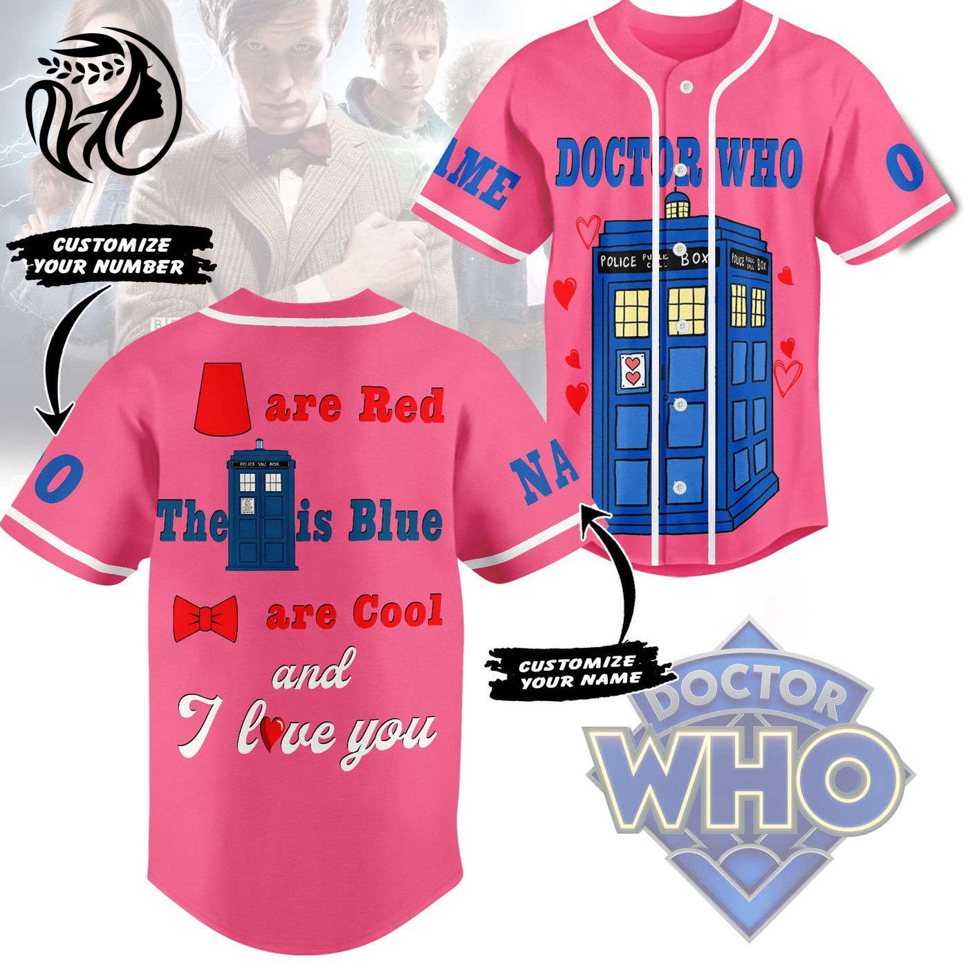 Doctor Who Baseball Jersey For Men Women And Kids Gift