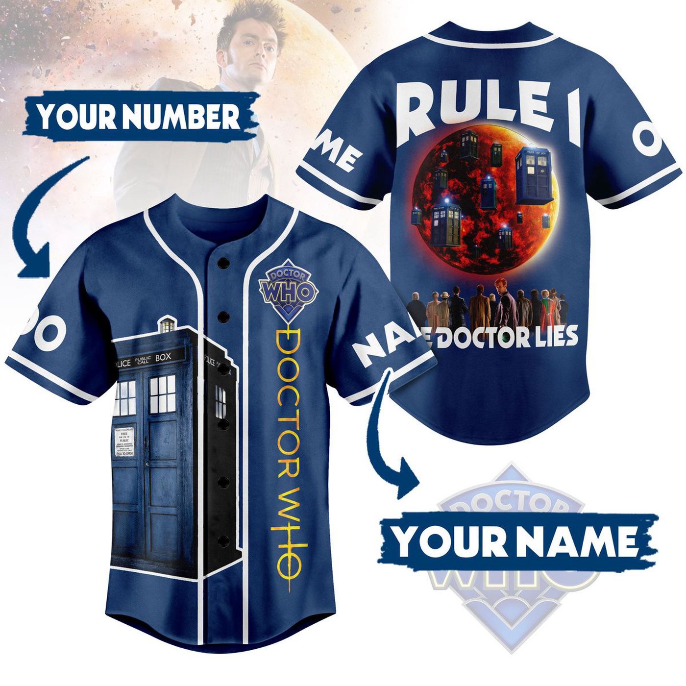 Doctor Who Baseball Jersey For Men Women And Kids Gift Doctor Who Baseball Jersey For Men Women And Kids Gift