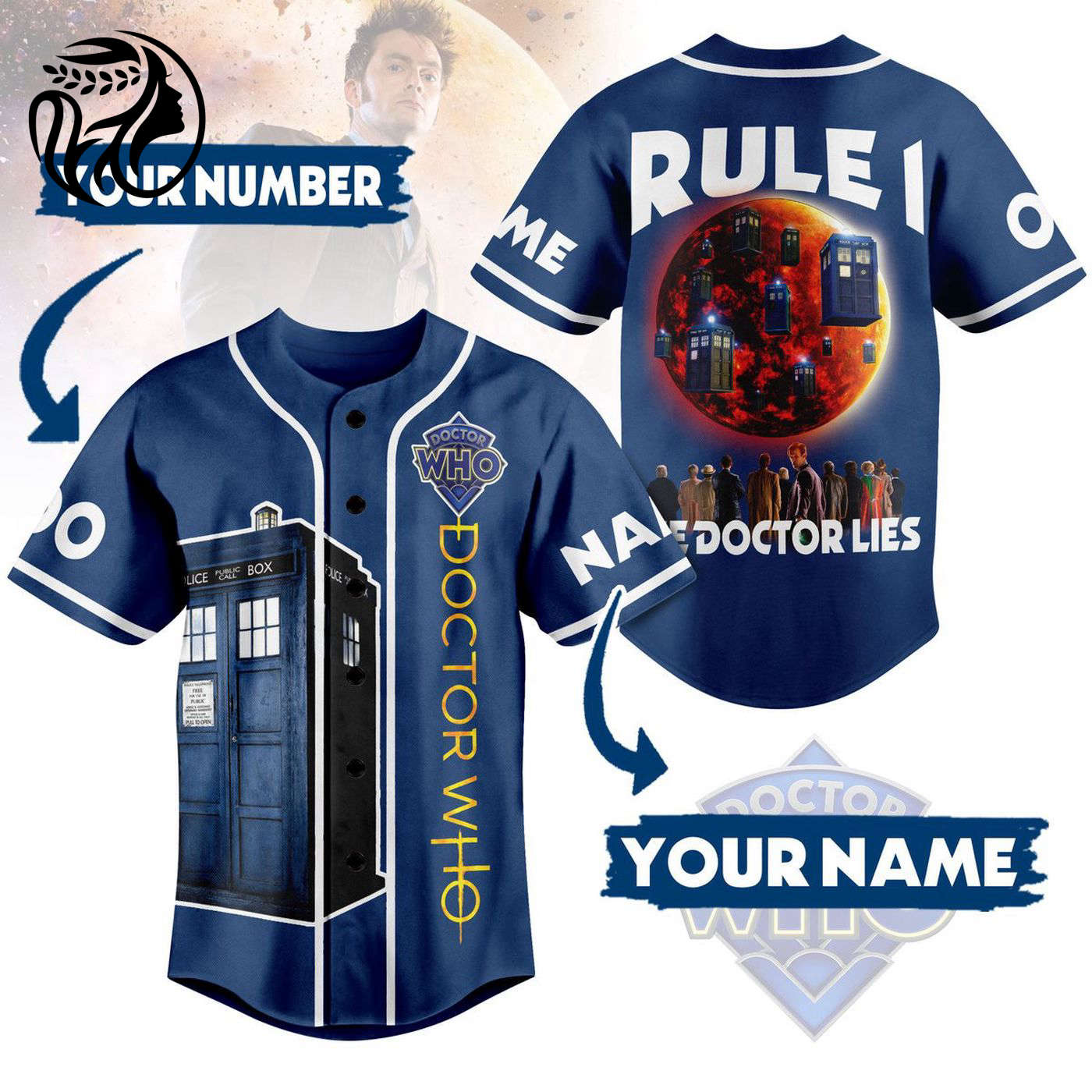 Doctor Who Baseball Jersey For Men Women And Kids Gift