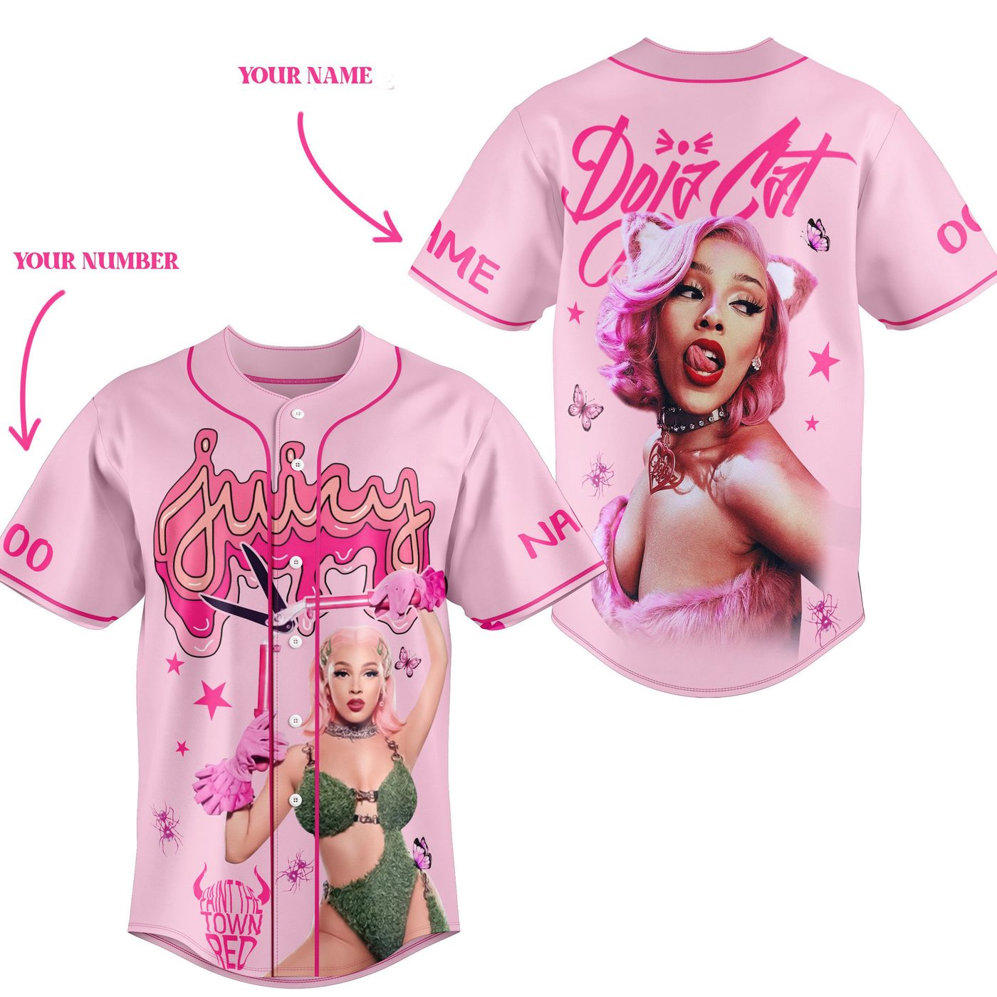Doja Cat Baseball Jersey For Men Women And Kids Gift Doja Cat Baseball Jersey For Men Women And Kids Gift