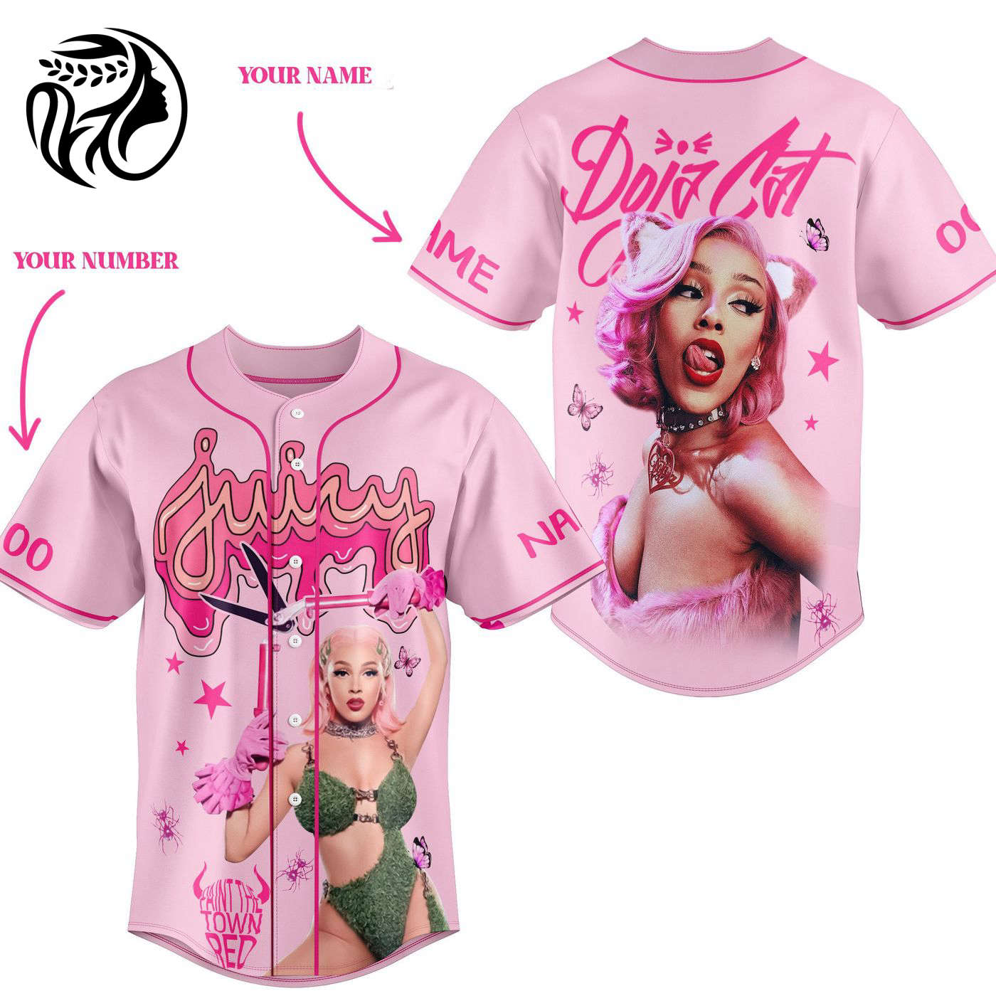 Doja Cat Baseball Jersey For Men Women And Kids Gift