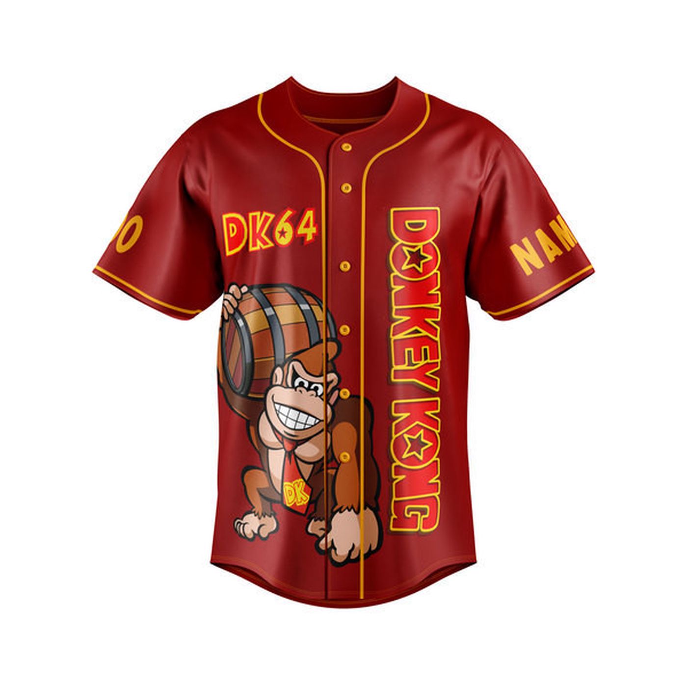 Donkey Kong Gift Baseball Jersey For Men Women And Kids Gift Donkey Kong Gift Baseball Jersey For Men Women And Kids Gift