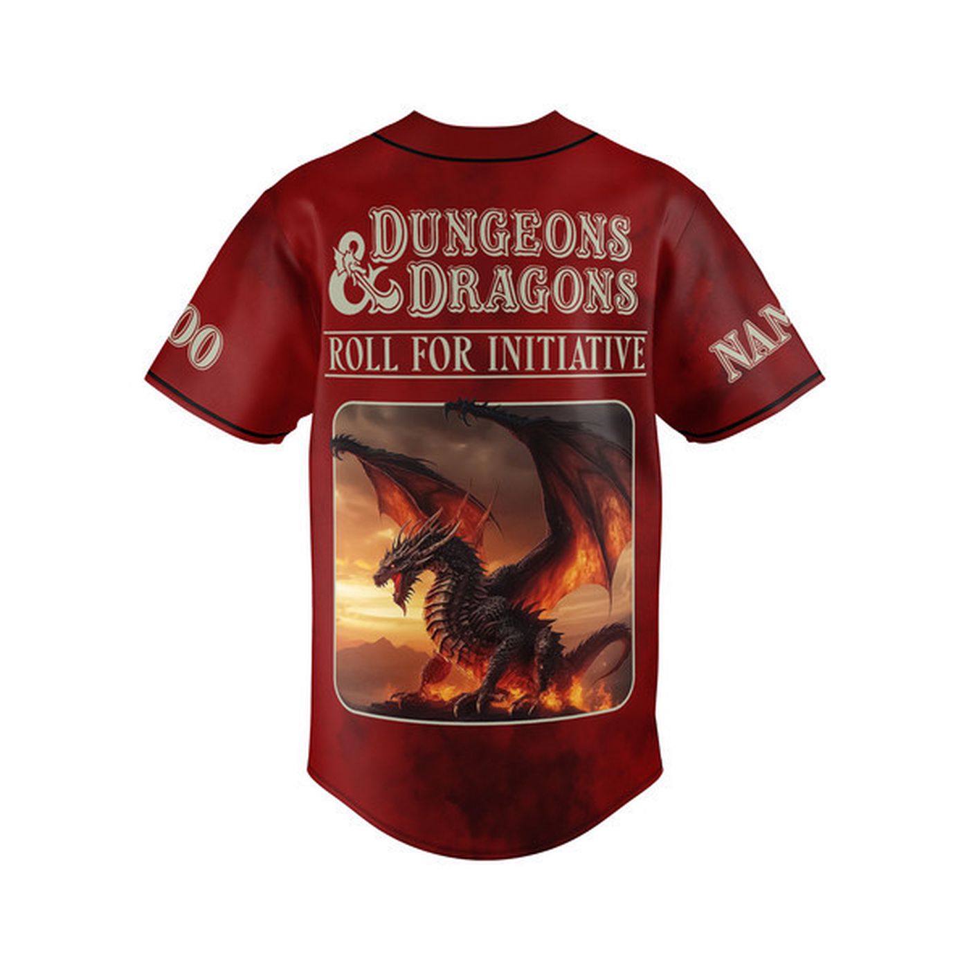 Dungeons And Dragons Baseball Jersey For Men Women And Kids Gift